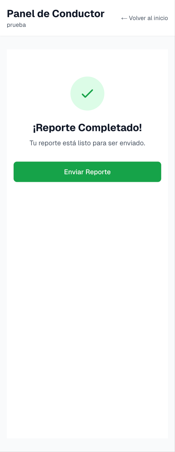 Bascula - Reporte enviado