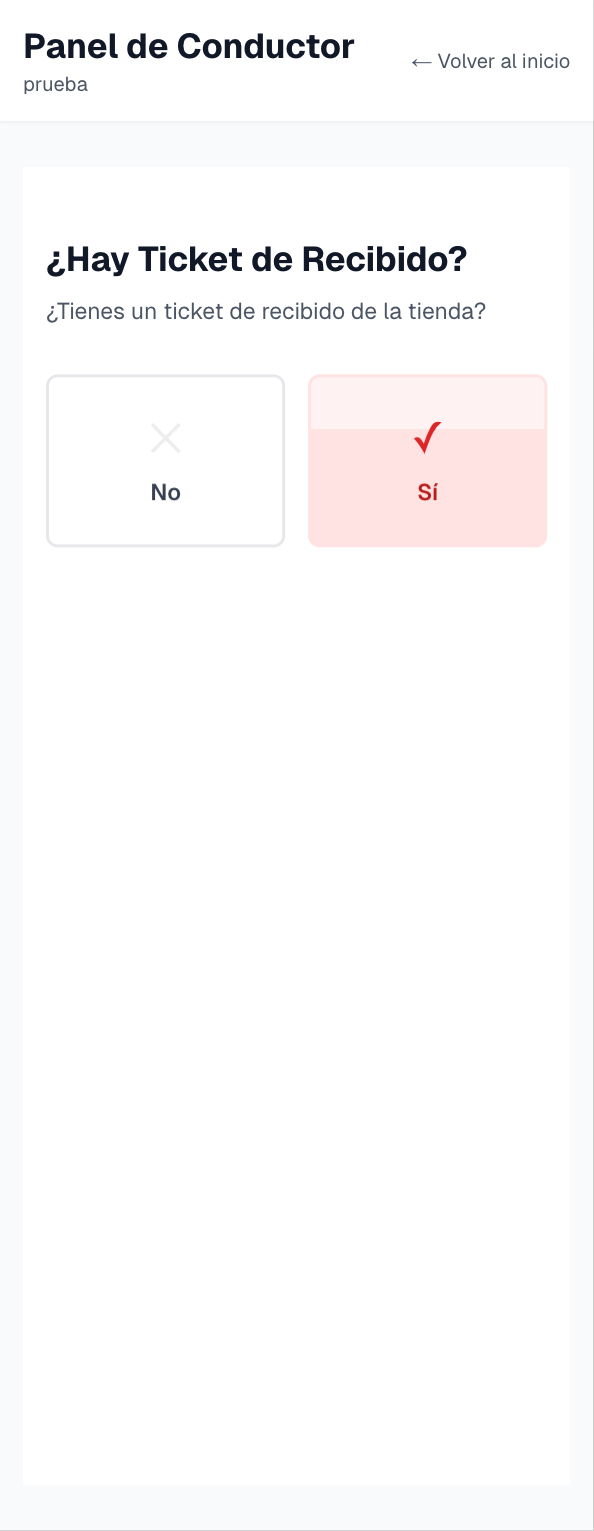 Entrega - Ticket recibido pregunta