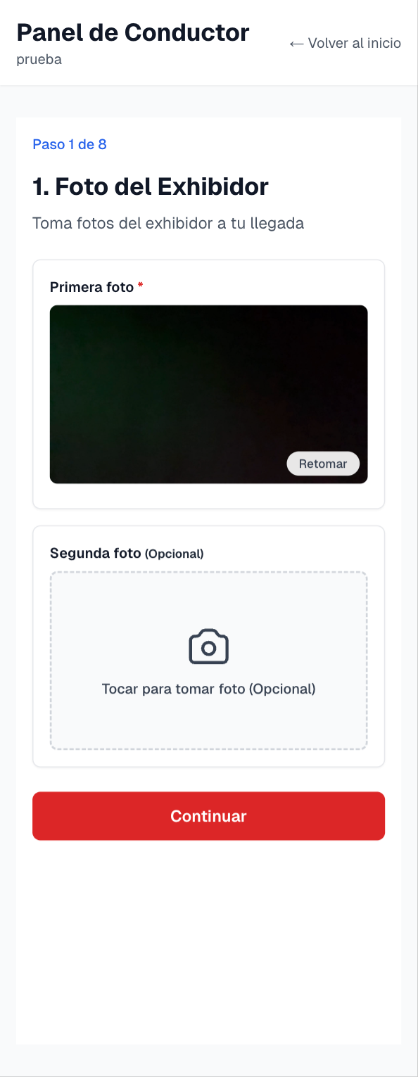 Entrega - Foto de acomodo inicial