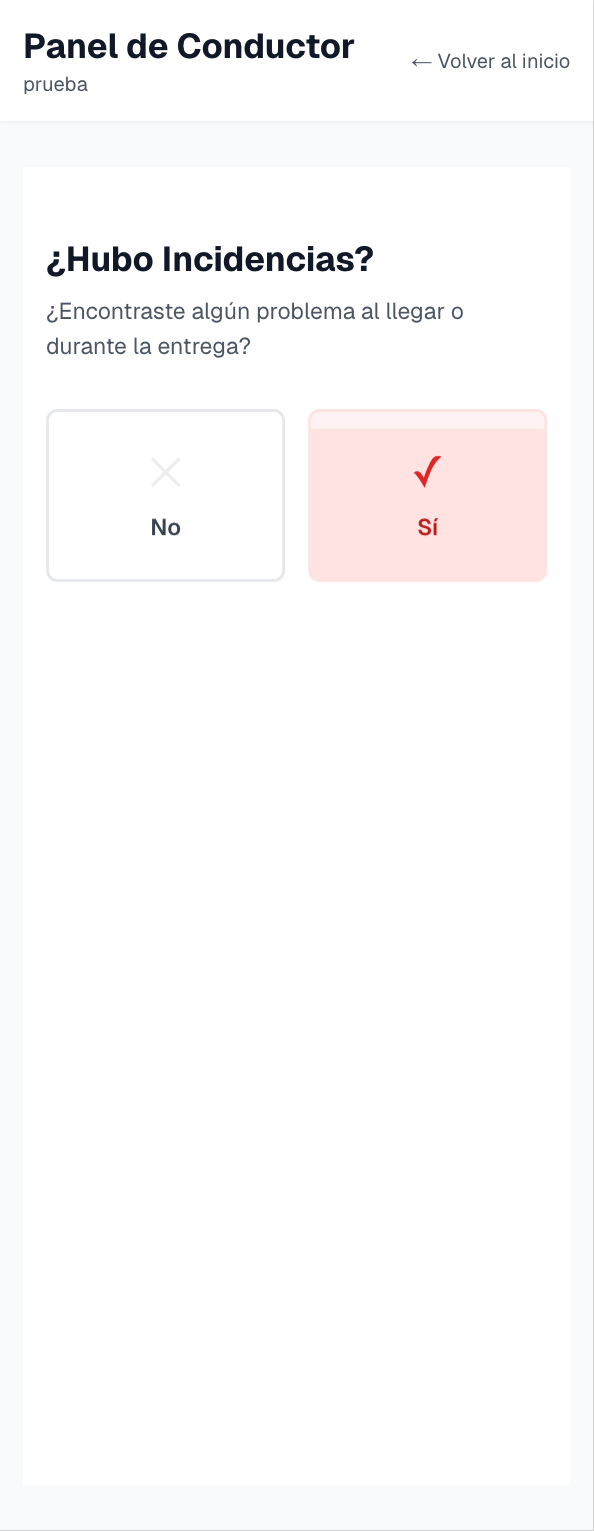 Entrega - Pregunta incidencias