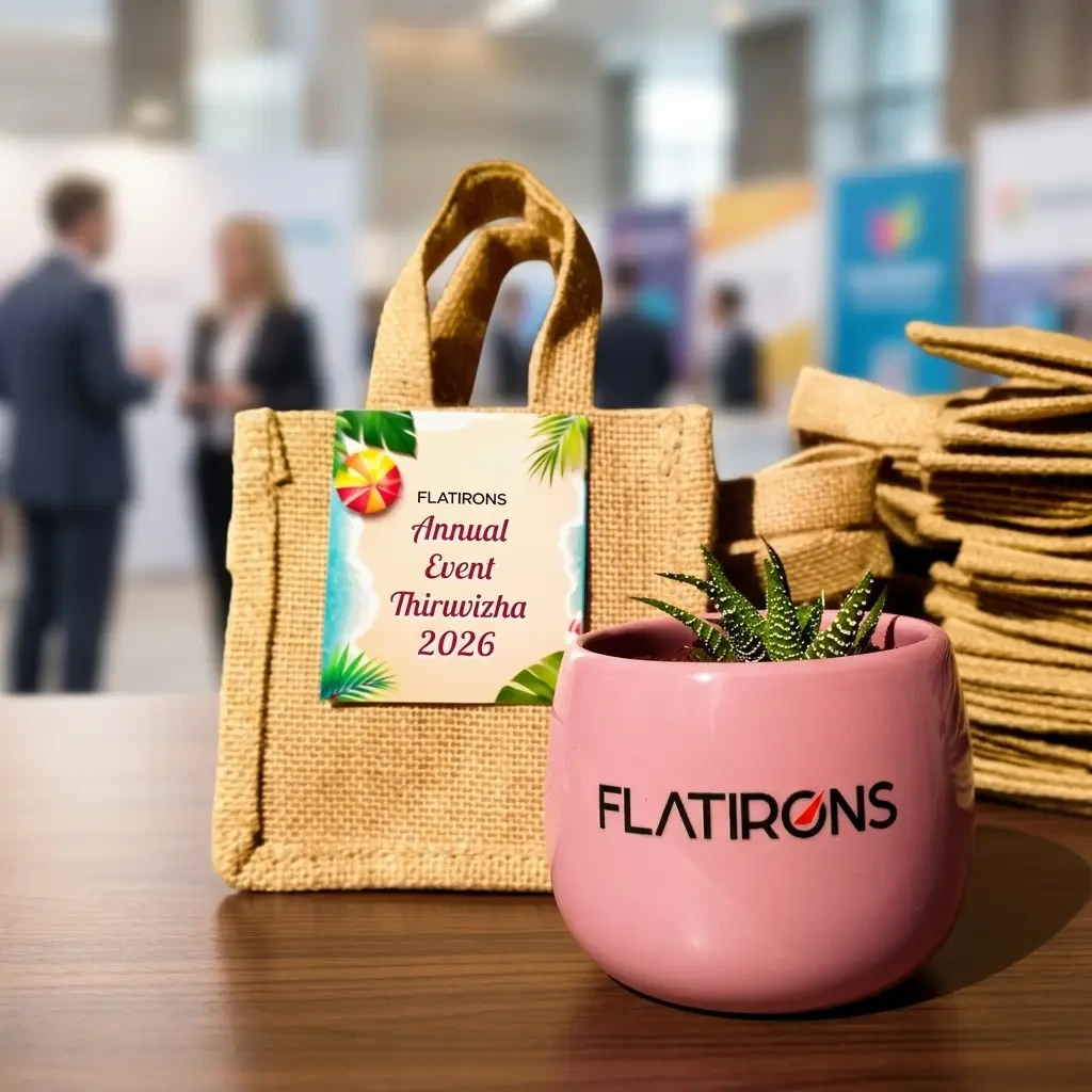 Jute Bag Succulent Hamper