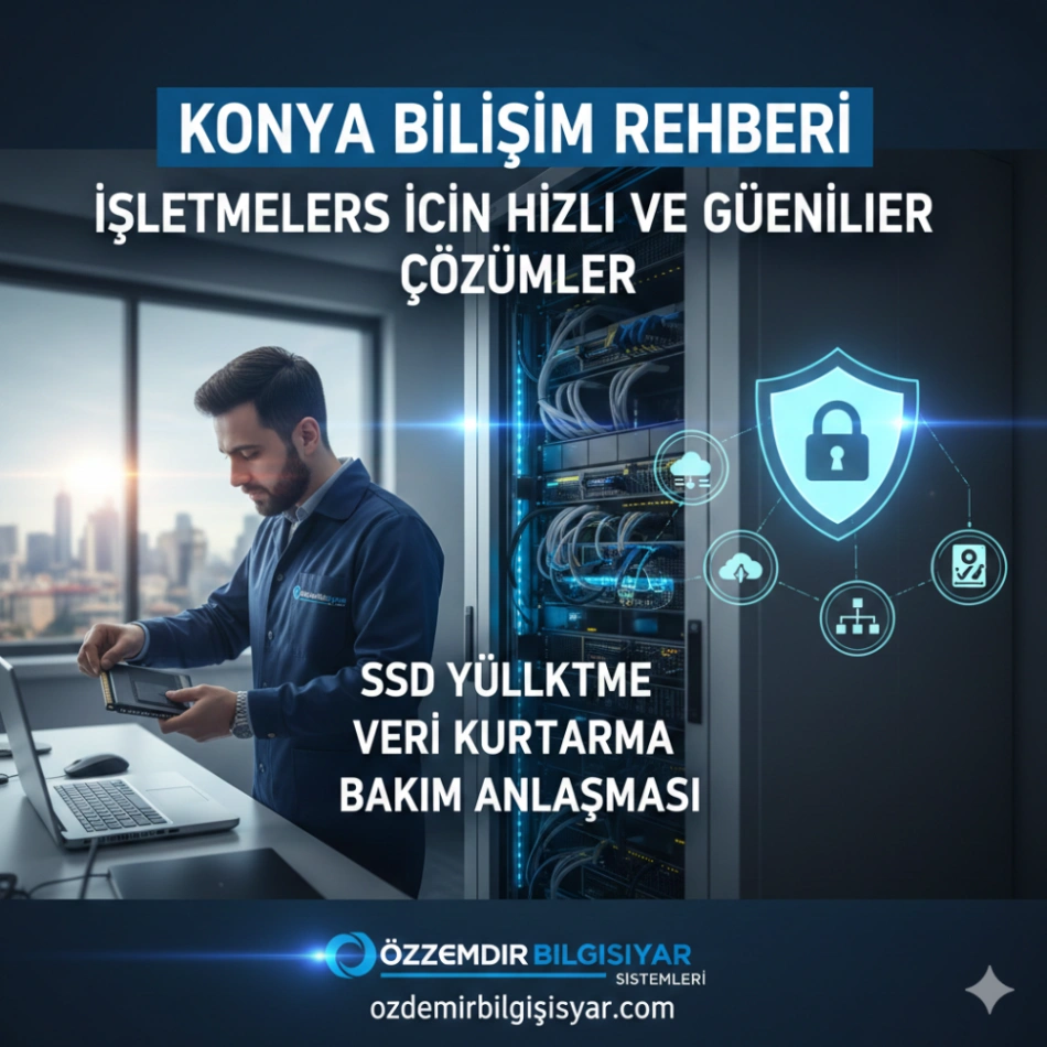 Konya Bilgisayar Teknik Servis Rehberi: İşletmeniz İçin Profesyonel Çözümler
