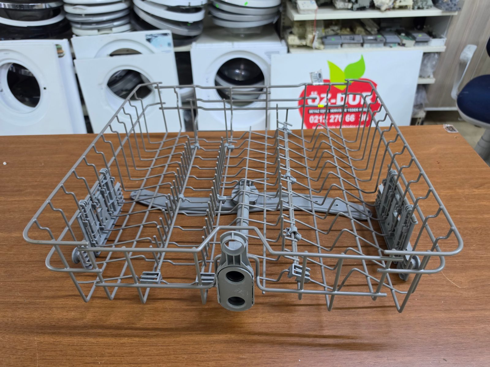 Samsung DW60M5040FW Bulaşık Makinesi Asansörlü Üst Sepet — görsel 4