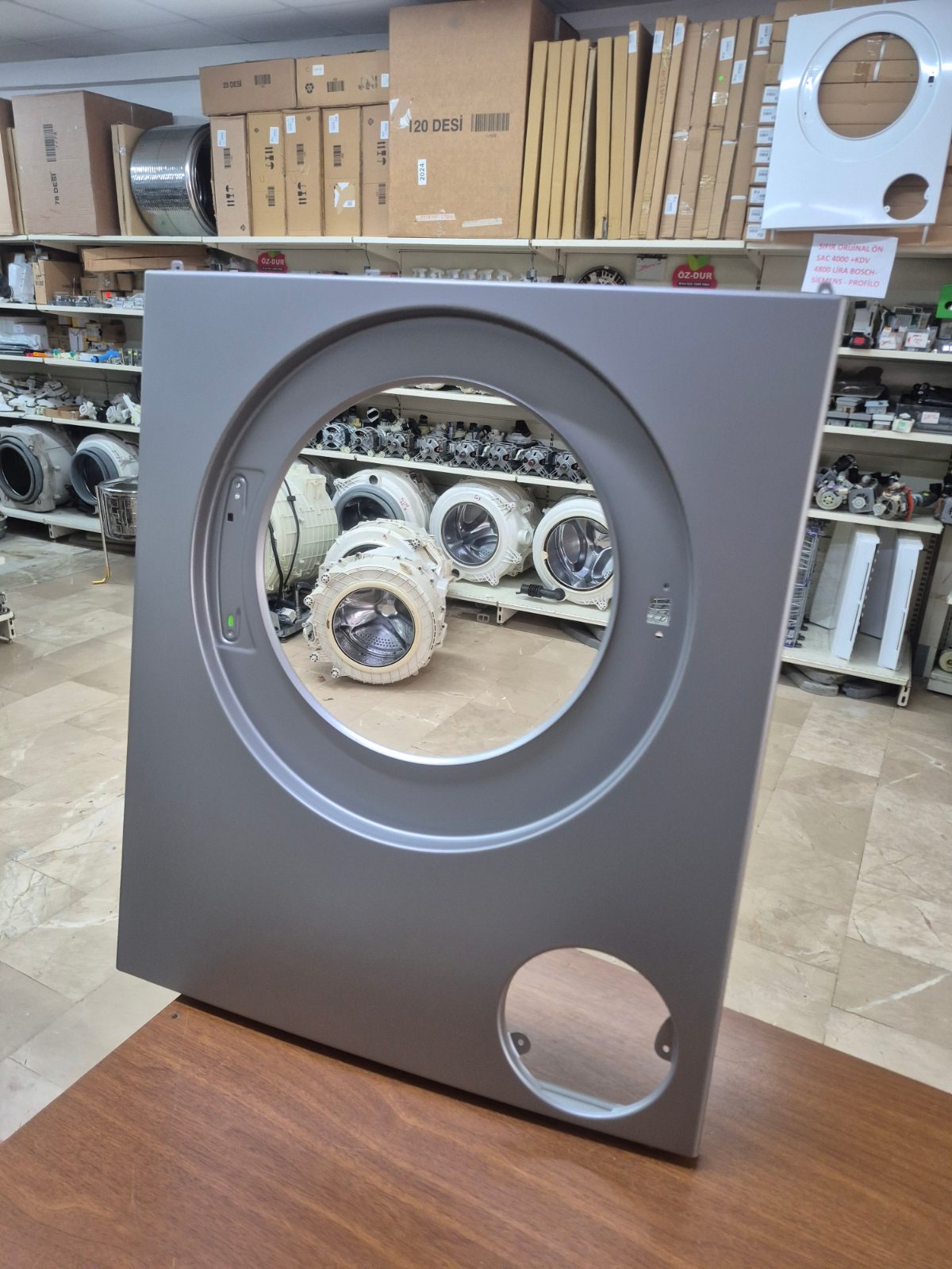 Bosch Siemens Profilo 7 8 9 Kg çamaşır makinesi ön gövde duvar saç panel
