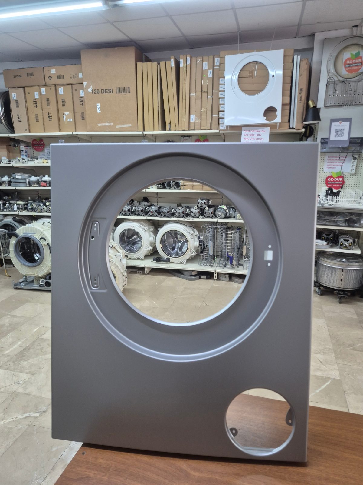 Bosch Siemens Profilo 7 8 9 Kg çamaşır makinesi ön gövde duvar saç panel — görsel 3
