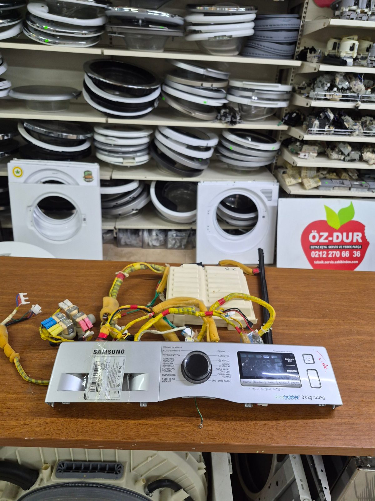 WD90J6410AS  SAMSUNG ÇAMAŞIR MAKİNESİ ANAKART YEDEK PARÇA — görsel 1