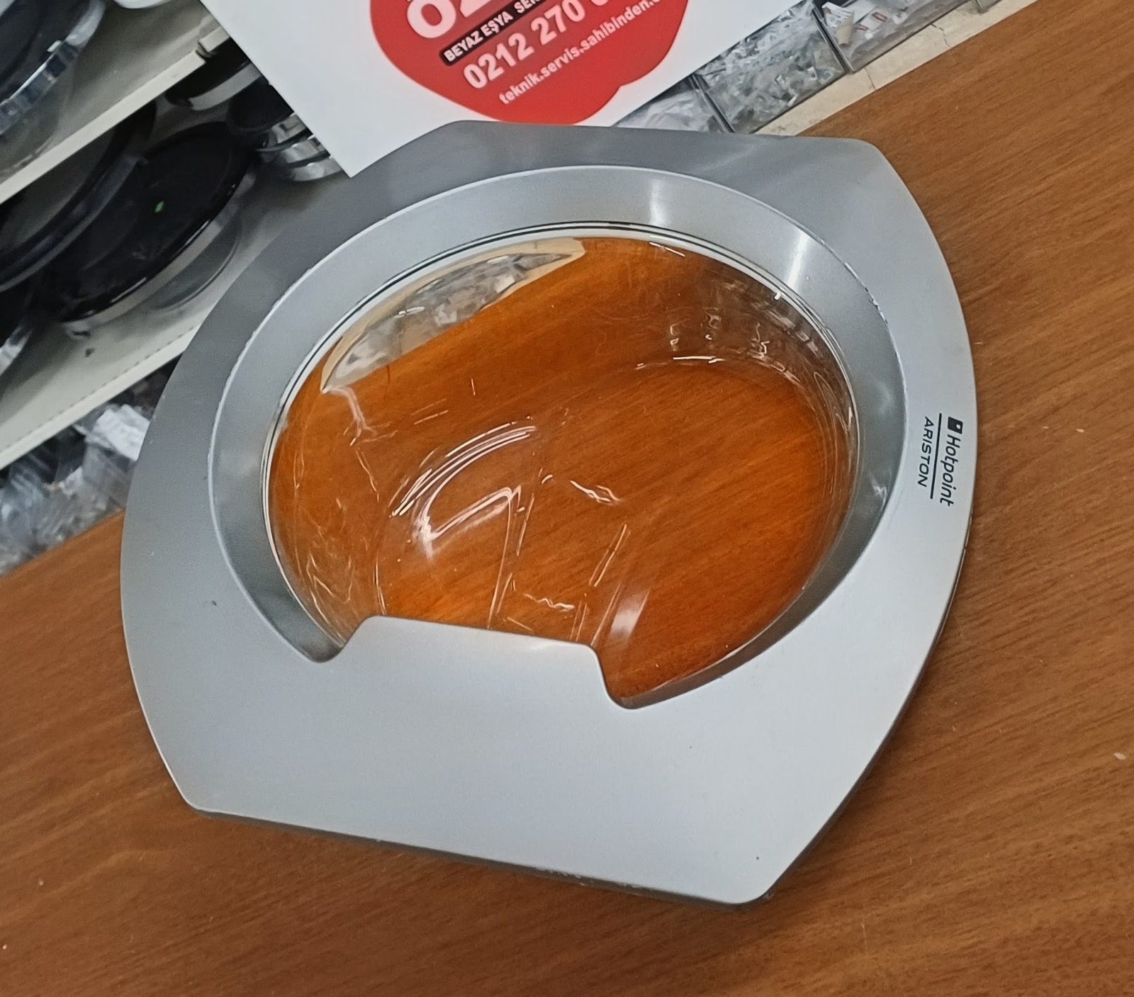 Hotpoint Ariston Aqualtis Çamaşır Makinesi Kapağı Gri (AQ9D / AQ8F / AQ113 Uyumlu) — görsel 5