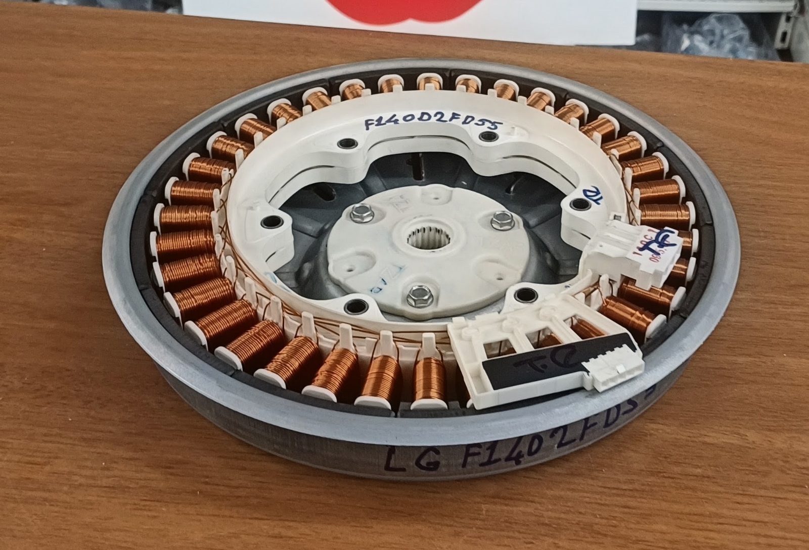 LG Direct Drive Inverter Motor Statoru - F1402FDS5 Orijinal Çıkma / Yedek Parça — görsel 3
