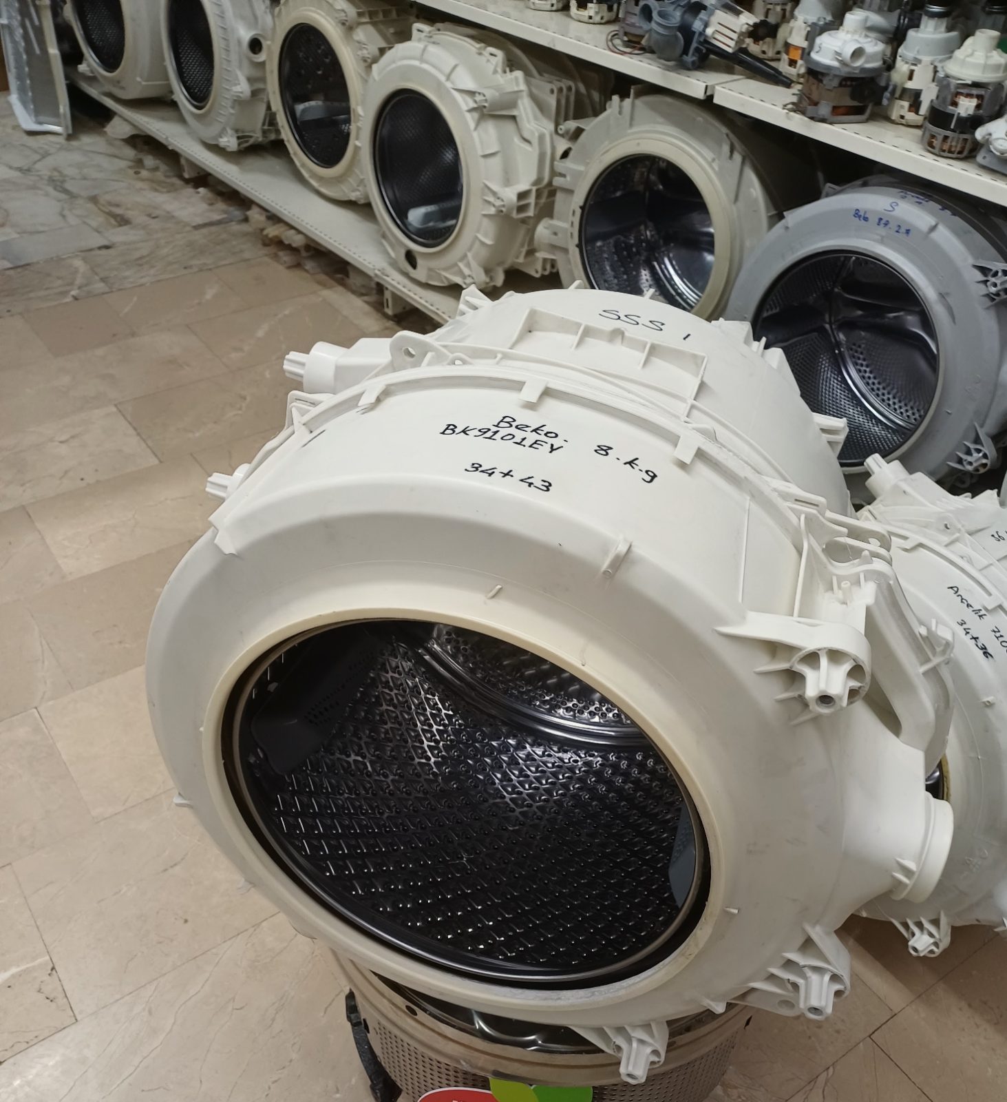 Beko BK9101EY Komple Plastik Kazan ve Paslanmaz Tambur Grubu — görsel 3