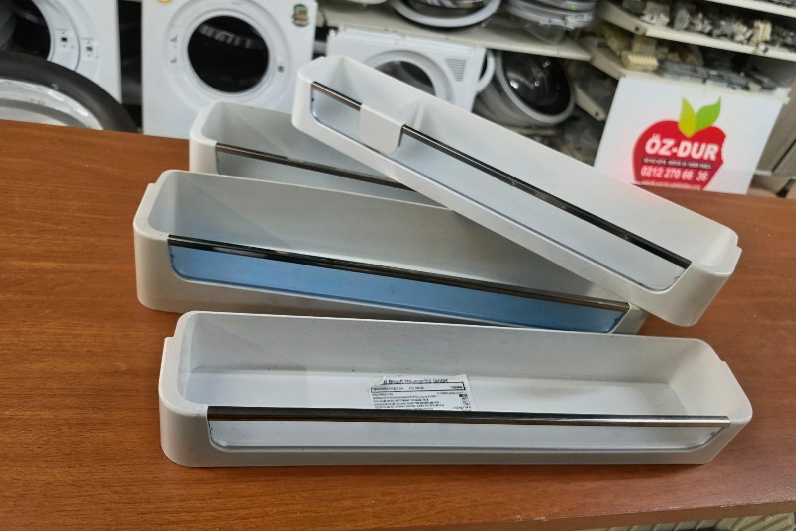 Bosch Siemens KSU49631NE Buzdolabı Kapı Şişelik Rafı - Orijinal Temiz — görsel 3