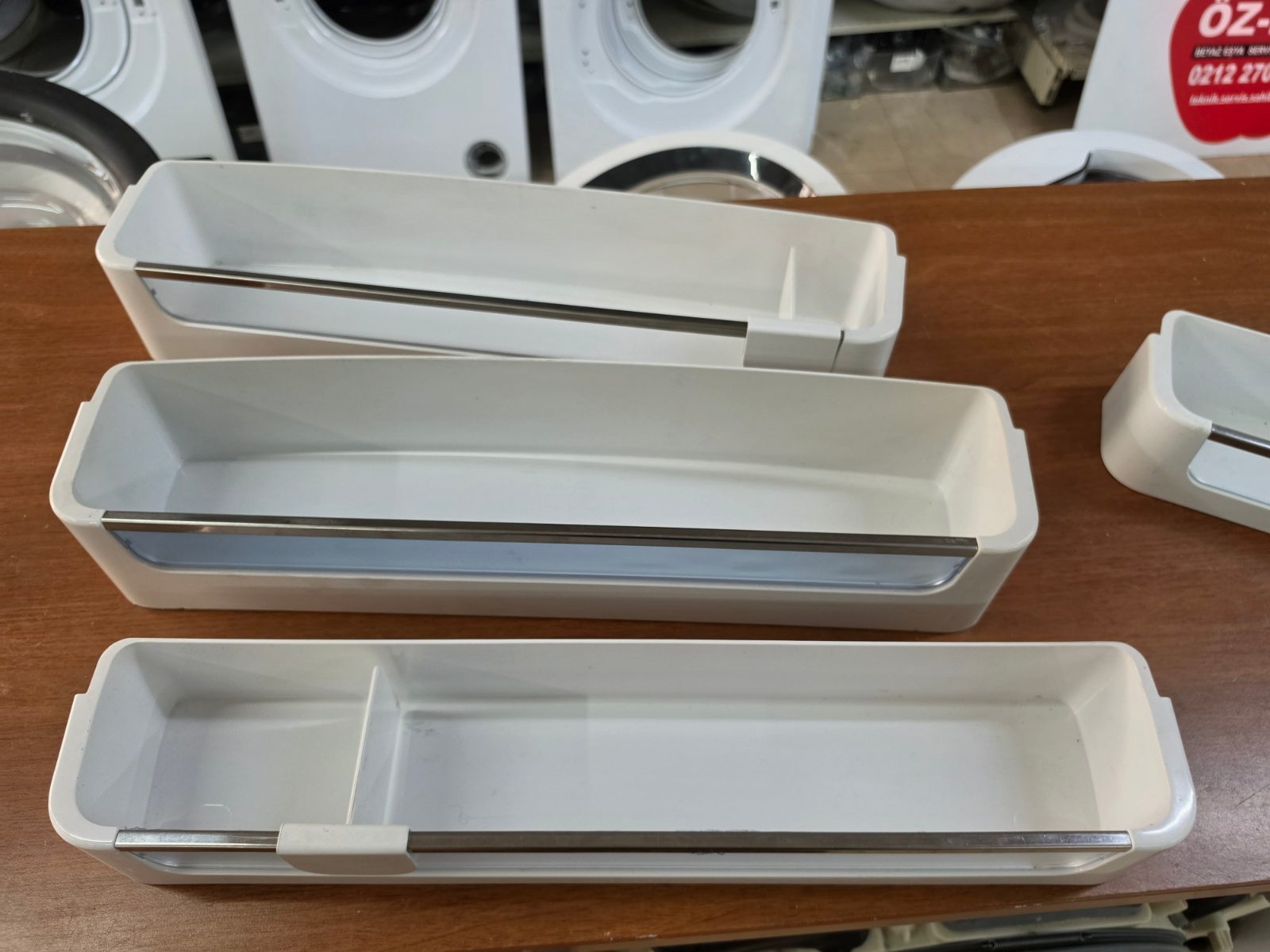 Bosch Siemens KSU49631NE Buzdolabı Kapı Şişelik Rafı - Orijinal Temiz — görsel 5