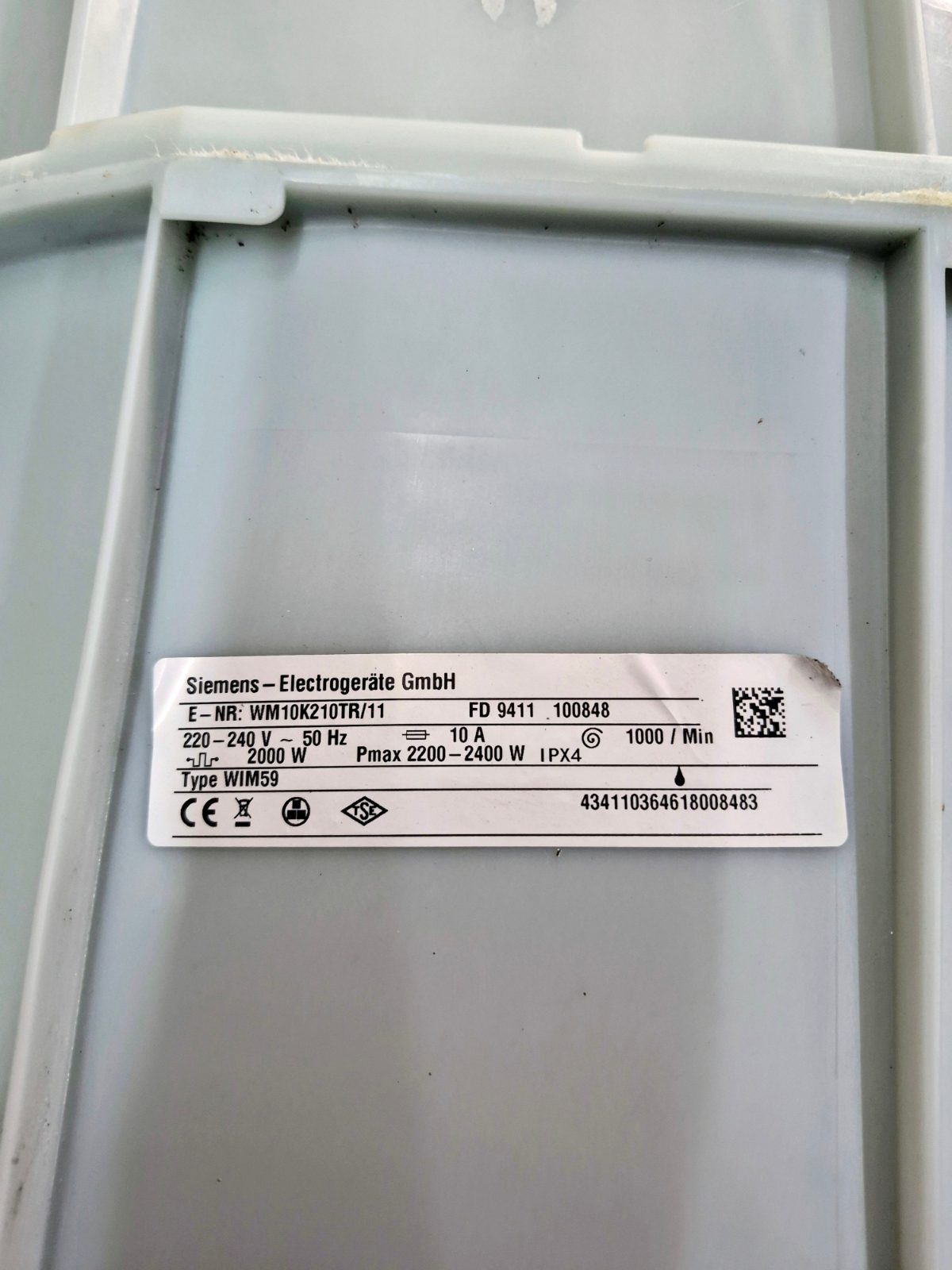 Siemens / Bosch Çamaşır Makinesi Komple Kazan ve Tambur Grubu - WM10K210TR/11 — görsel 6