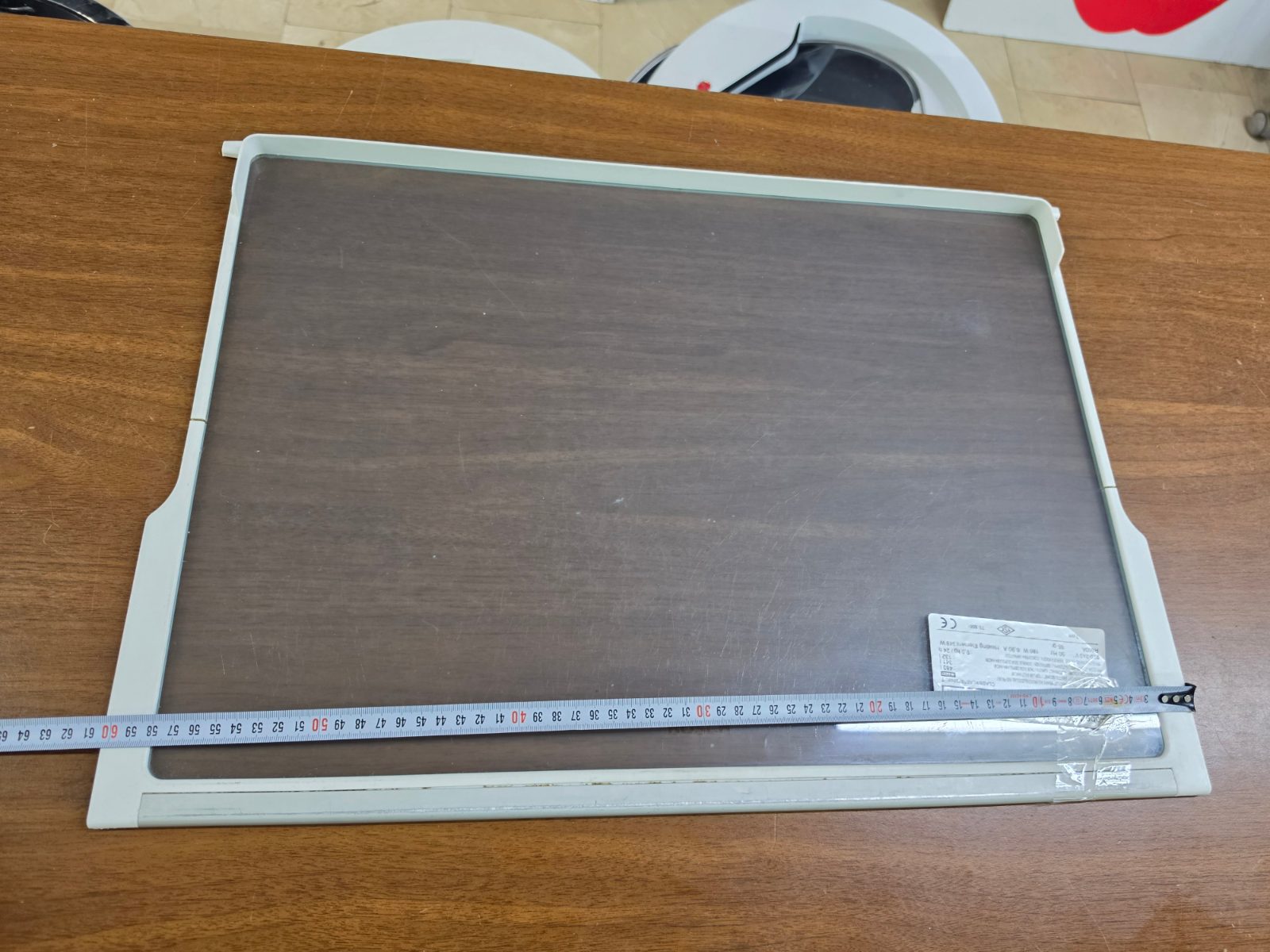 Bosch KSU49630NE /06 Sebzelik Üstü Cam Çerçeve Raf Original — görsel 15