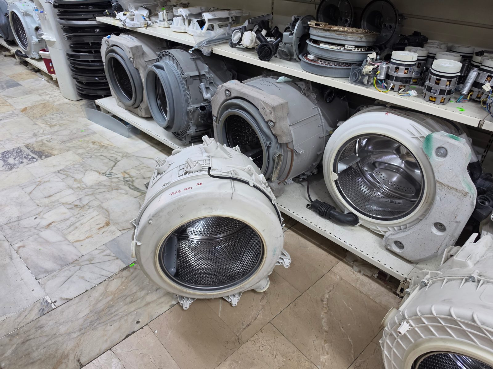 Arçelik 7104 HST Çamaşır Makinesi Orijinal Çıkma Komple Kazan Tambur Grubu — görsel 5