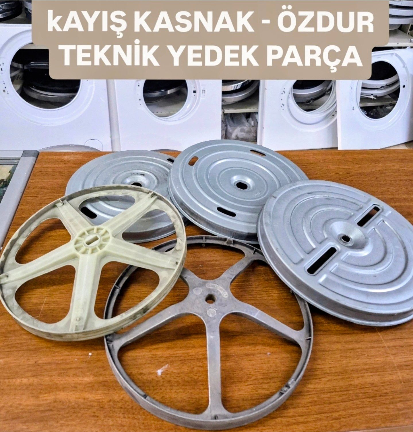 Vestel Grubu Çamaşır Makinesi Kayış Kasnağı D Kesit Göbek - SEG CM 1212 E / Regal / Finlux — görsel 4