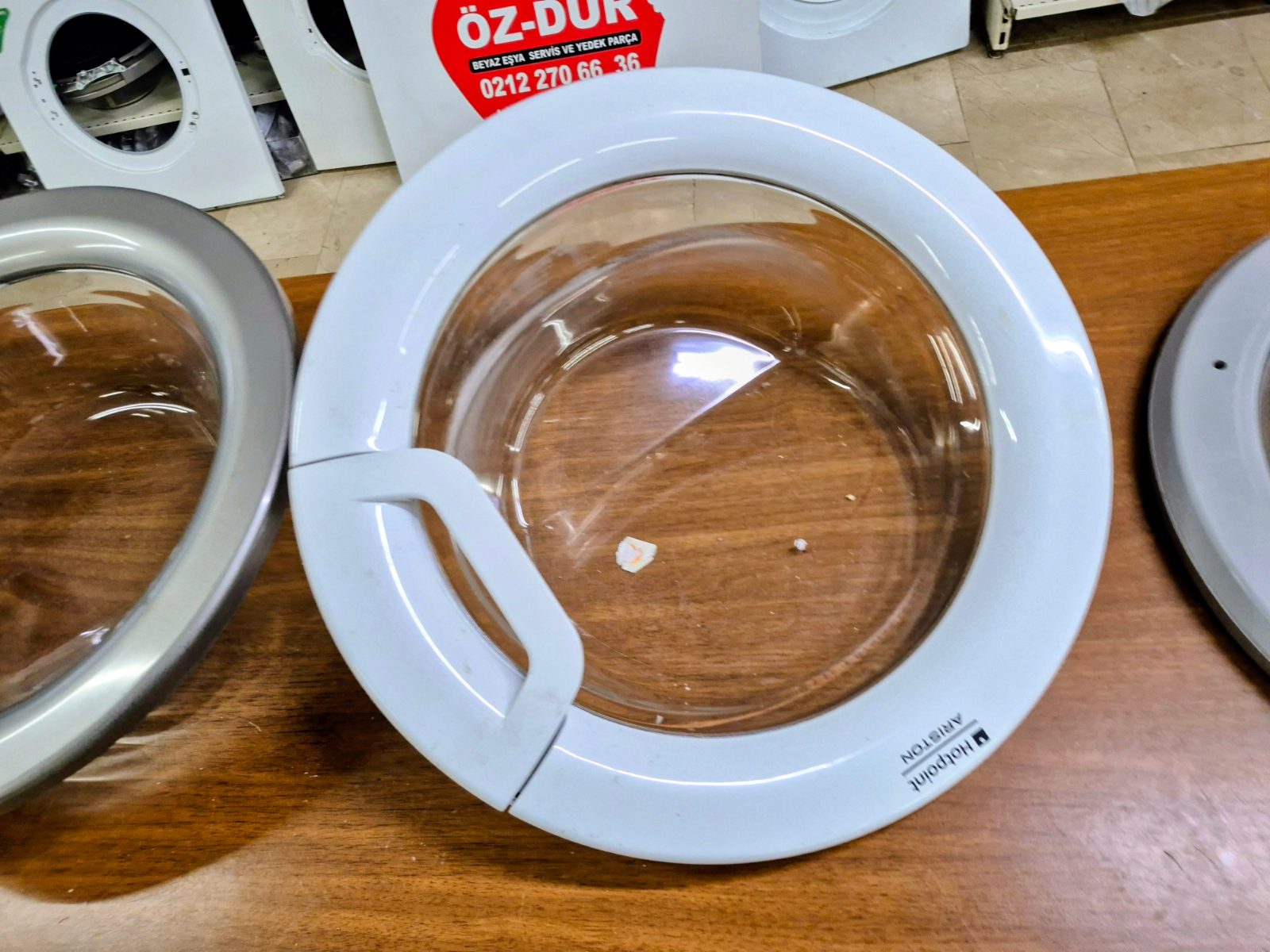 Hotpoint-Ariston FMF / FMG Serisi Çamaşır Makinesi Gri Ön Kapak Komple (Orijinal) - Özdur Yedek Parça — görsel 4