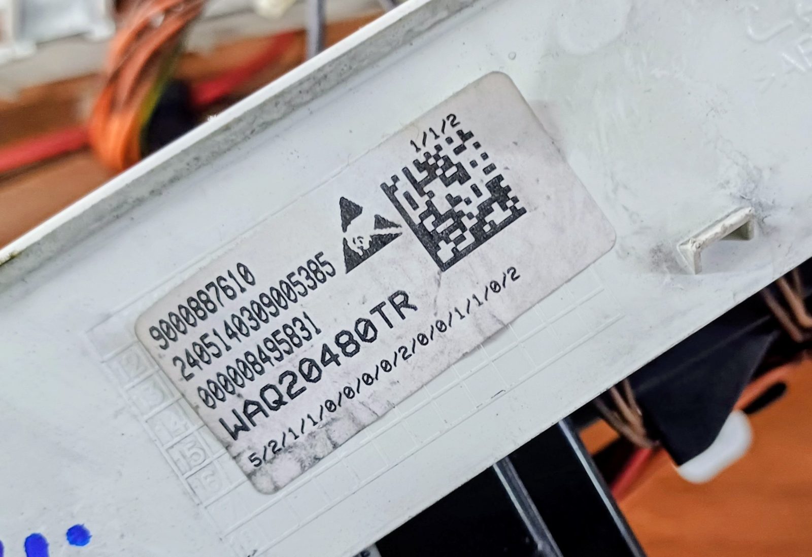 Bosch Avantixx 8 Çamaşır Makinesi Ön Kontrol Paneli Kartı ve Tesisatı (WAQ20480TR) — görsel 5