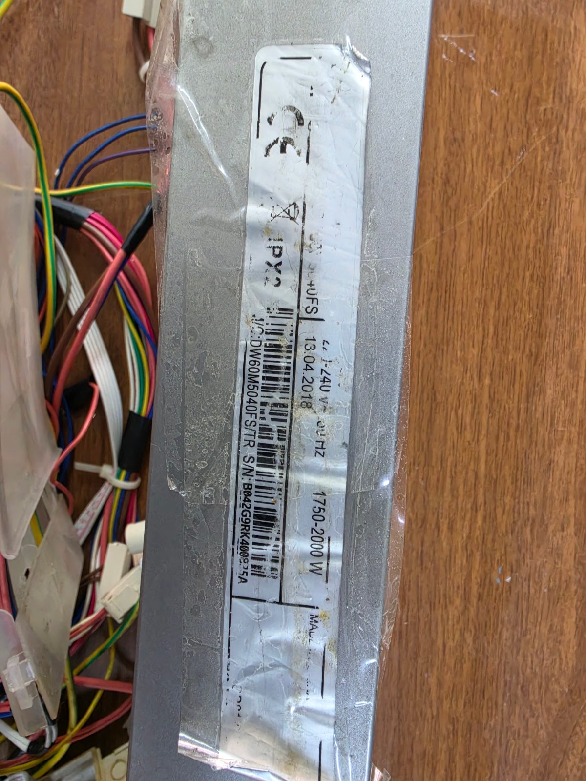 Samsung DW60M5040FS/TR Bulaşık Makinesi Ana Kart, Ekran Paneli ve Kablo Tesisatı — görsel 7
