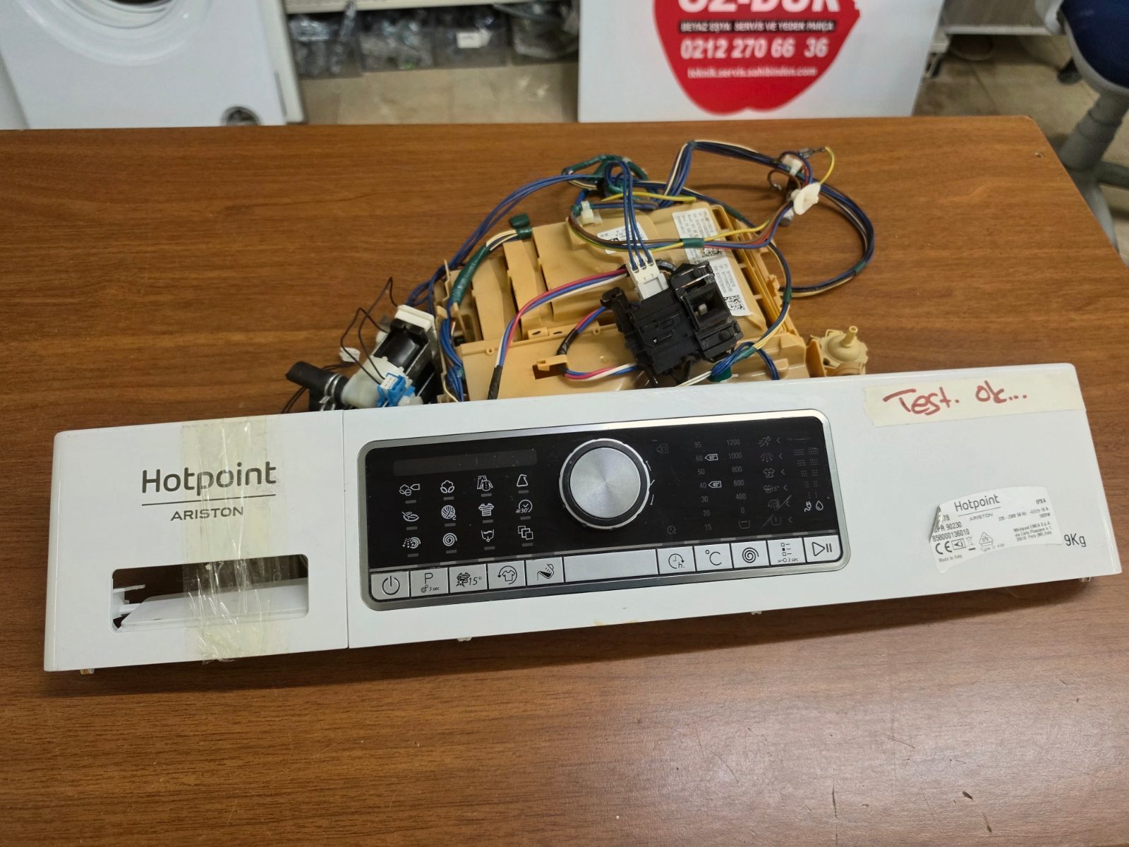 Hotpoint FCPR 90230 Ön Panel - Ana Kart - Ekra
