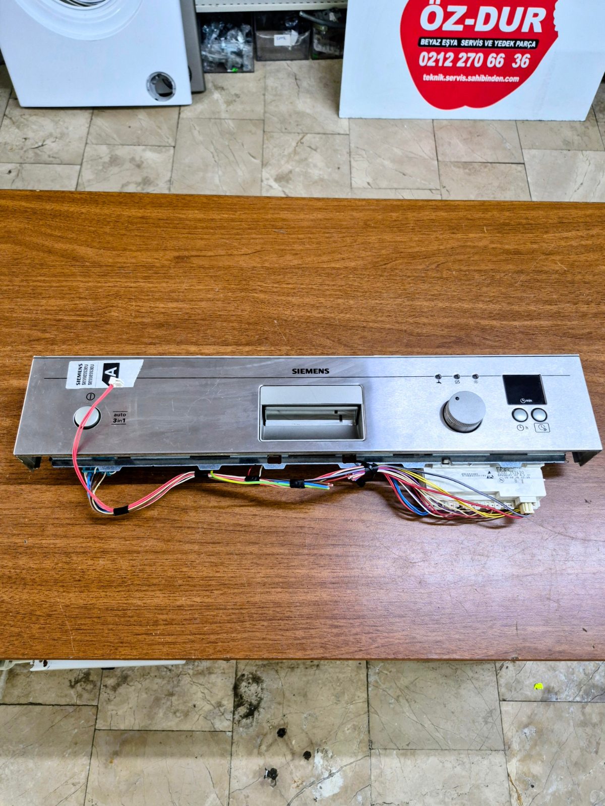 ​Siemens SE55E53EU Bulaşık Makinesi Program Kartı ve Ön Panel Komple