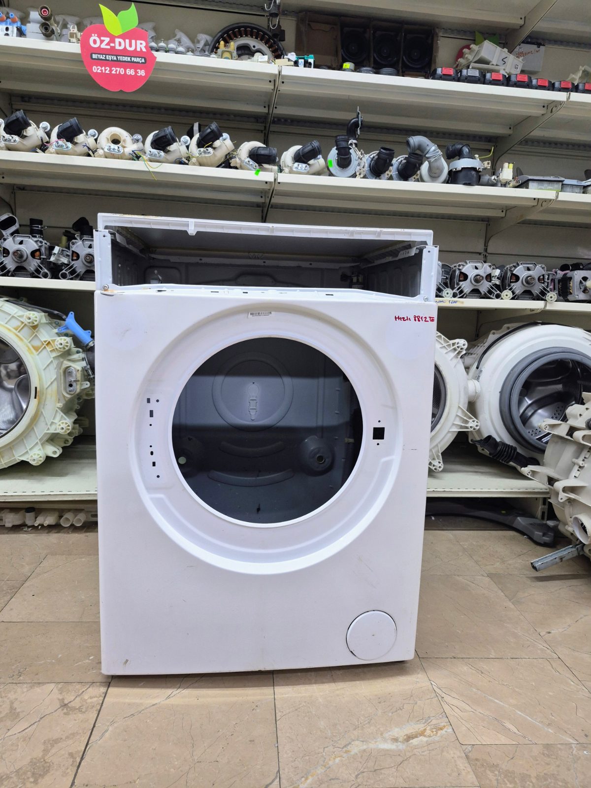 Vestel Çamaşır Makinesi Sac Gövde Kasa - Hızlı 8812 TE Uyumlu (Temiz / İkinci El)