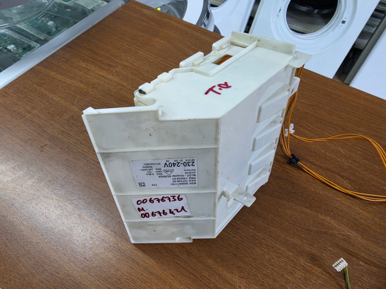 Bosch Siemens Profilo Çamaşır Makinesi Inverter Motor Kartı 00676736 00679421 — görsel 4
