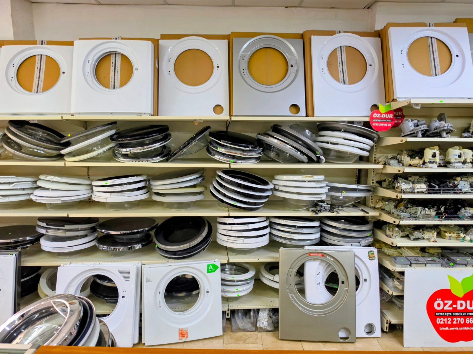 Arçelik 9123 YCM Çamaşır Makinesi Ön Kapak Komple (Orijinal Çıkma / Temiz) — görsel 6
