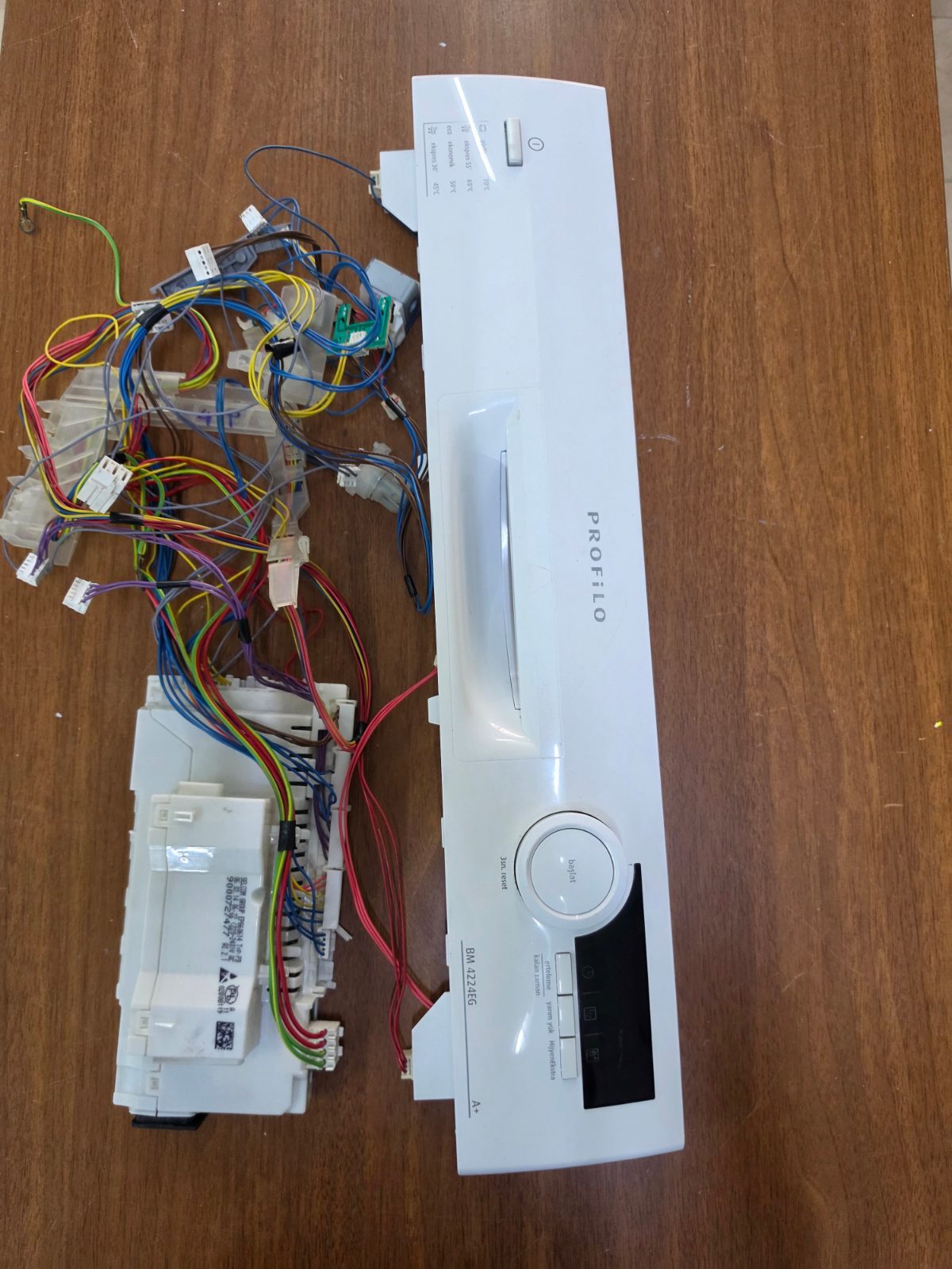 Profilo BM4224EG Bulaşık Makinesi Ön Kontrol Paneli, Beyin Kartı ve Kablo Tesisatı Seti