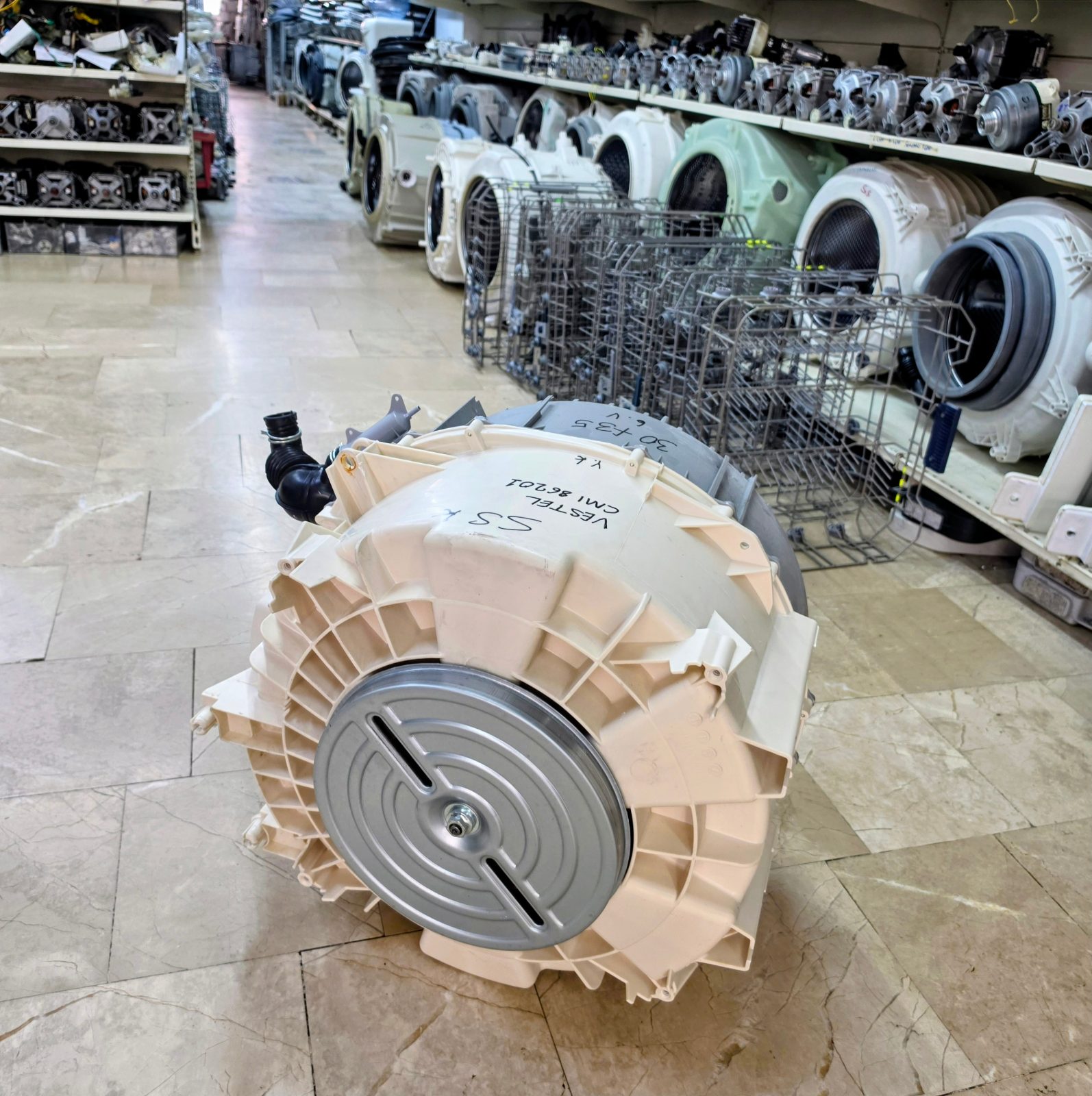 Vestel Çamaşır Makinesi Kazan Grubu (Komple Tambur / Kasnaklı) – CMI 86201 — görsel 5