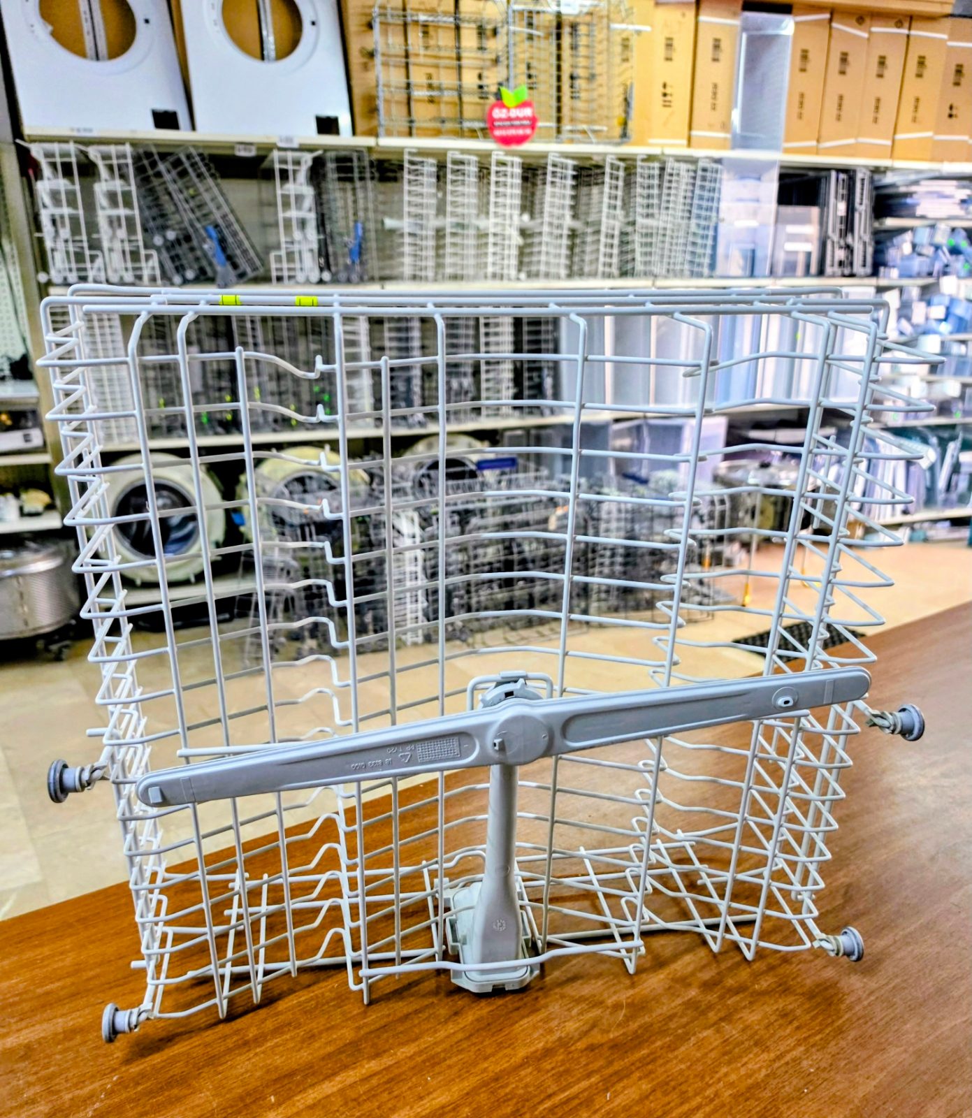 Arçelik 6220 - 6230 / Beko D1 - D2 - D3 Bulaşık Makinesi Üst Sepet (Pervaneli - Beyaz — görsel 8