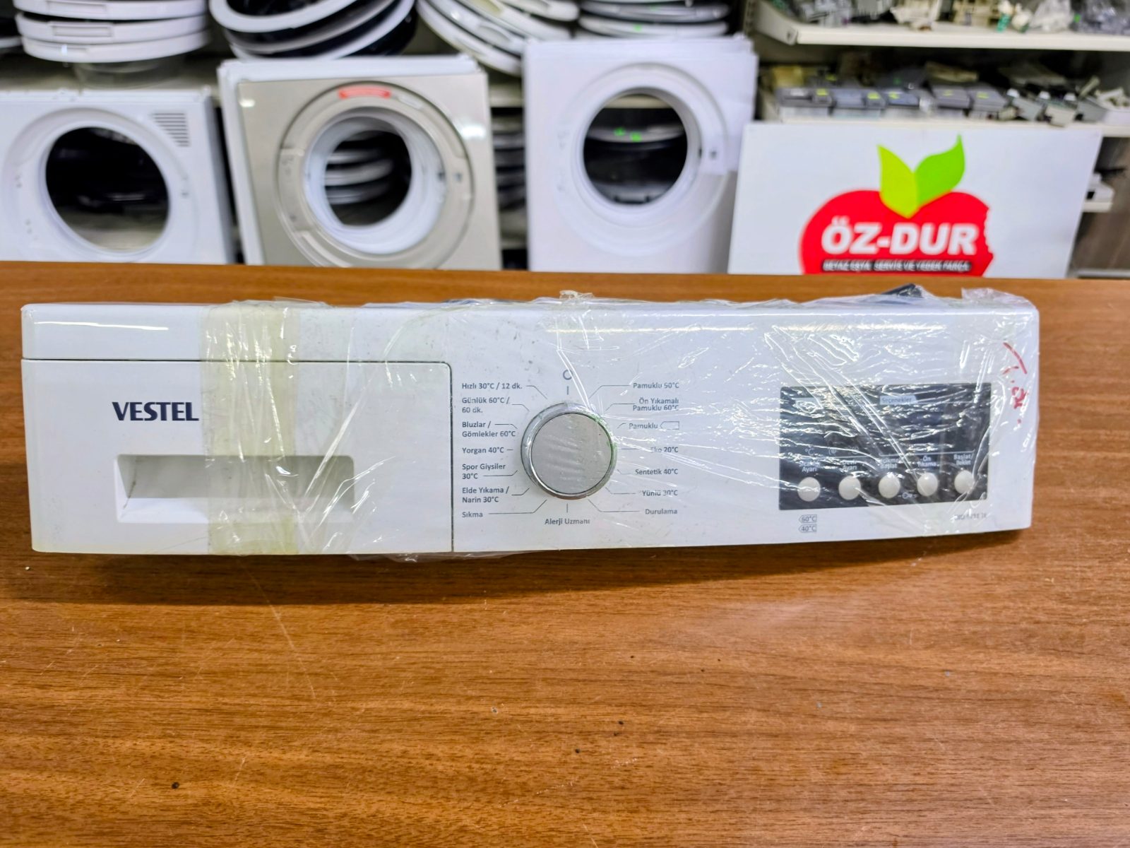 ​Vestel EKO 9711 TL Çamaşır Makinesi Ön Kontrol Paneli / Kartı (Temiz - Sağlam — görsel 2