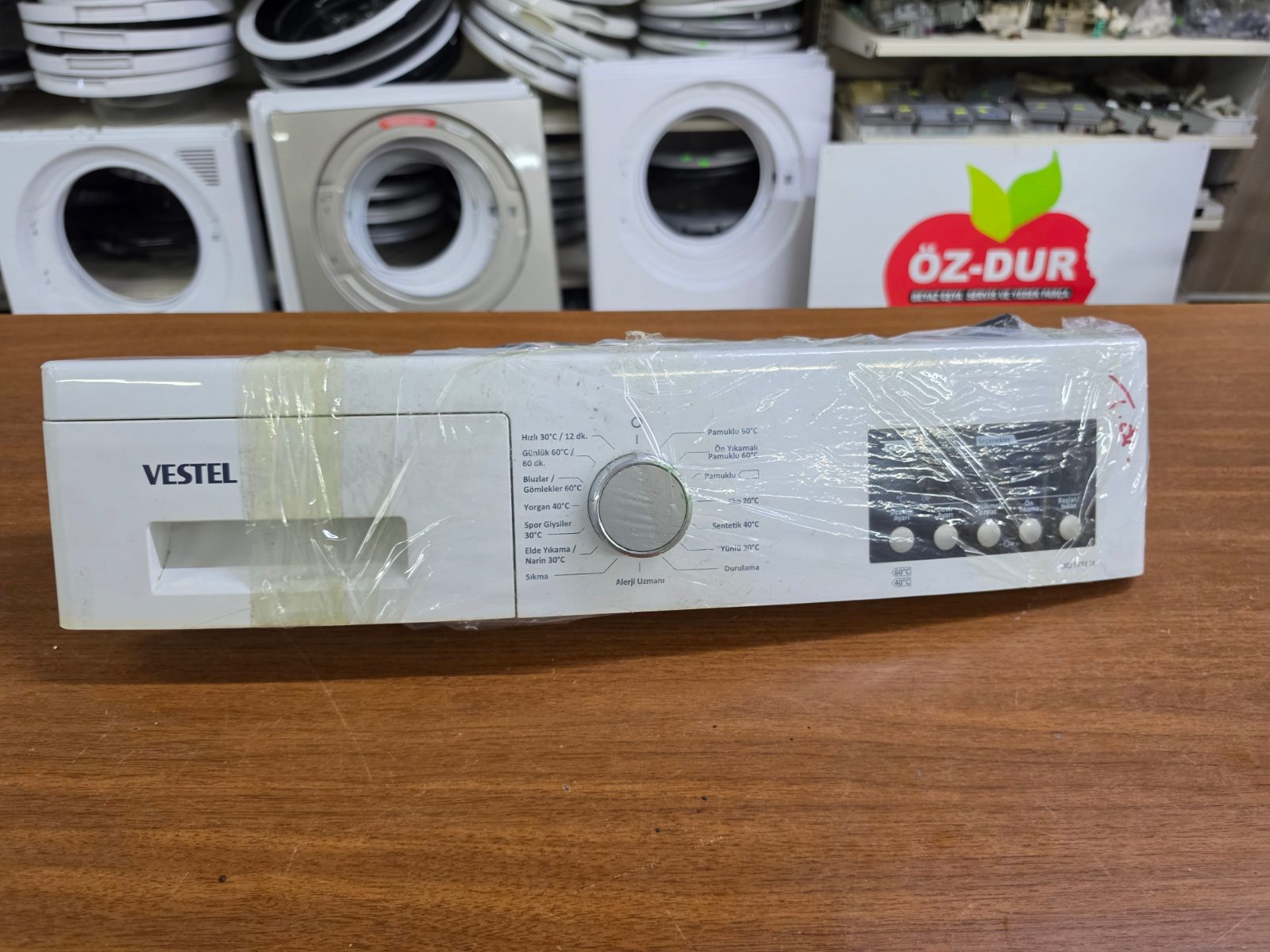 ​Vestel EKO 9711 TL Çamaşır Makinesi Ön Kontrol Paneli / Kartı (Temiz - Sağlam — görsel 3