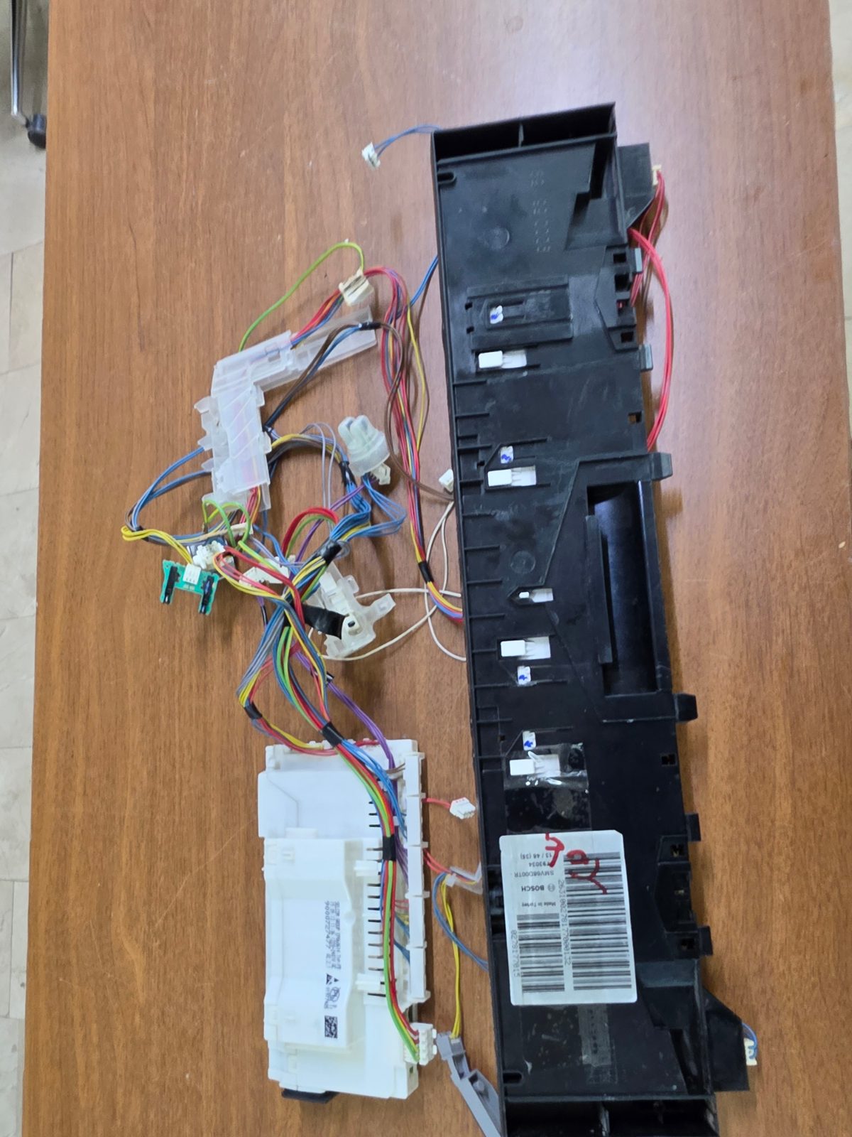 Bosch SMV68D00TR Beyin Kartı, Ön Tuş Takımı ve Kablo Tesisatı Seti — görsel 9
