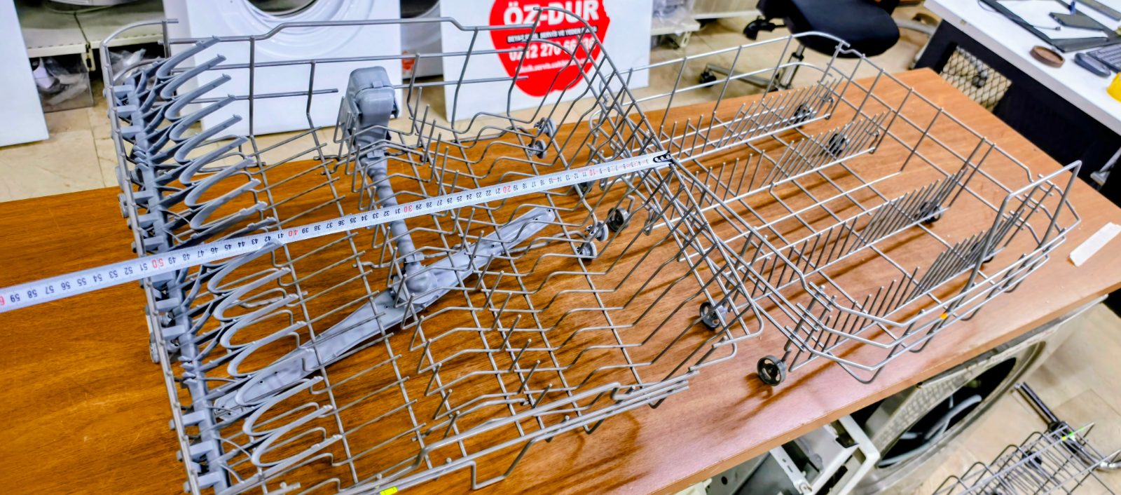 Ferre FDWS 55 MS Bulaşık Makinesi Alt ve Üst Sepet Takımı (Temiz / Revizyonlu — görsel 1