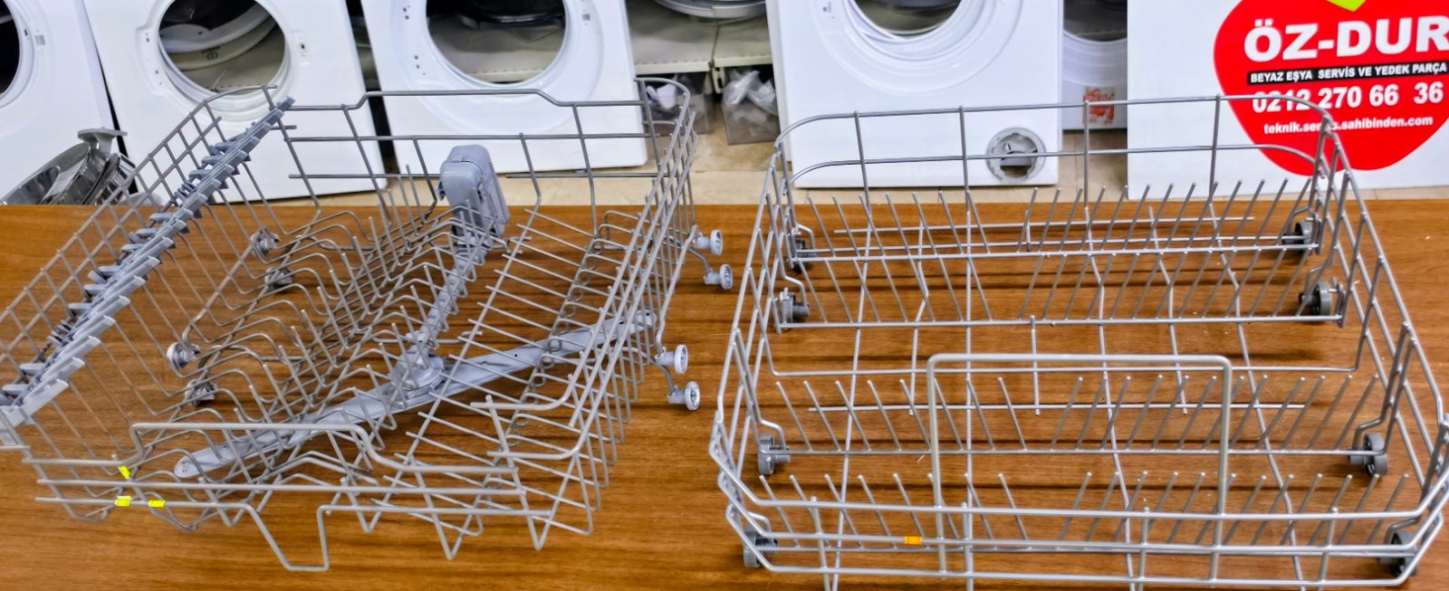 Ferre FDWS 55 MS Bulaşık Makinesi Alt ve Üst Sepet Takımı (Temiz / Revizyonlu — görsel 5