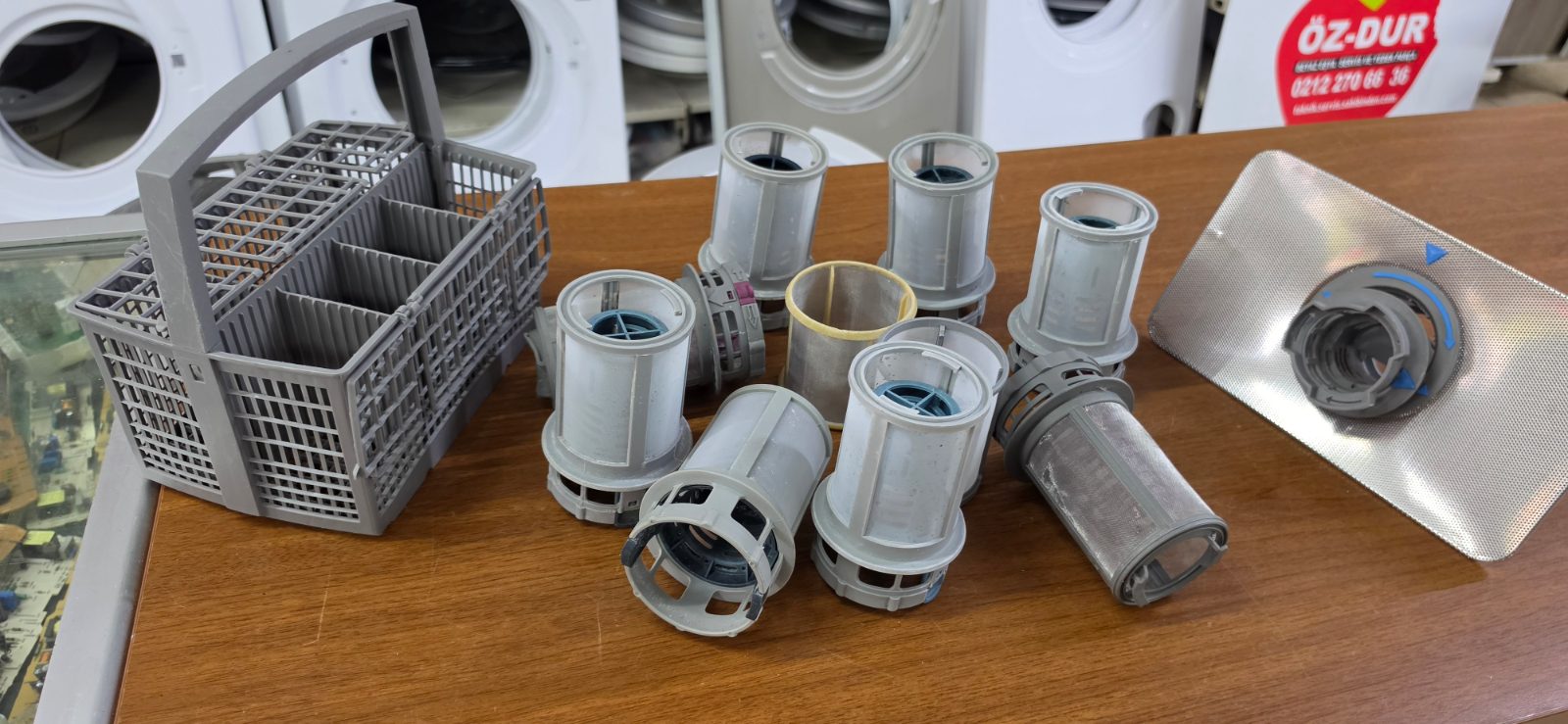 Bosch Siemens Arçelik Beko Uyumlu Bulaşık Makinesi Filtre Çeşitleri ​Bulaşık Makinesi İç Filtre, Süzgeç ve Kaşıklık Yedek Parçaları ​Her Marka Bulaşık Makinesi Filtre Grubu ve Temizleme Filtreleri — görsel 3