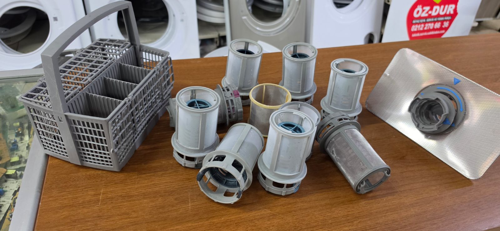 Bosch Siemens Arçelik Beko Uyumlu Bulaşık Makinesi Filtre Çeşitleri ​Bulaşık Makinesi İç Filtre, Süzgeç ve Kaşıklık Yedek Parçaları ​Her Marka Bulaşık Makinesi Filtre Grubu ve Temizleme Filtreleri — görsel 4