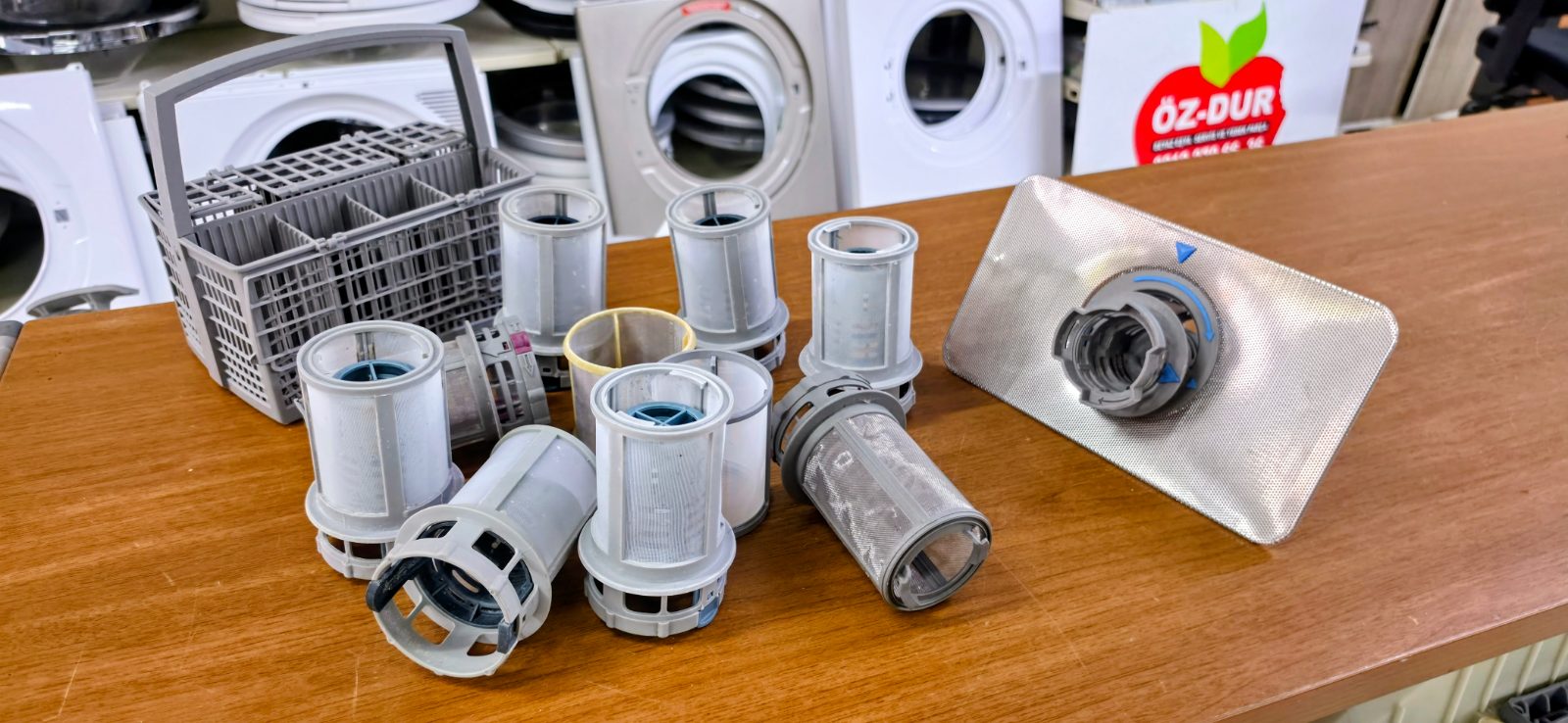 Bosch Siemens Arçelik Beko Uyumlu Bulaşık Makinesi Filtre Çeşitleri ​Bulaşık Makinesi İç Filtre, Süzgeç ve Kaşıklık Yedek Parçaları ​Her Marka Bulaşık Makinesi Filtre Grubu ve Temizleme Filtreleri — görsel 8