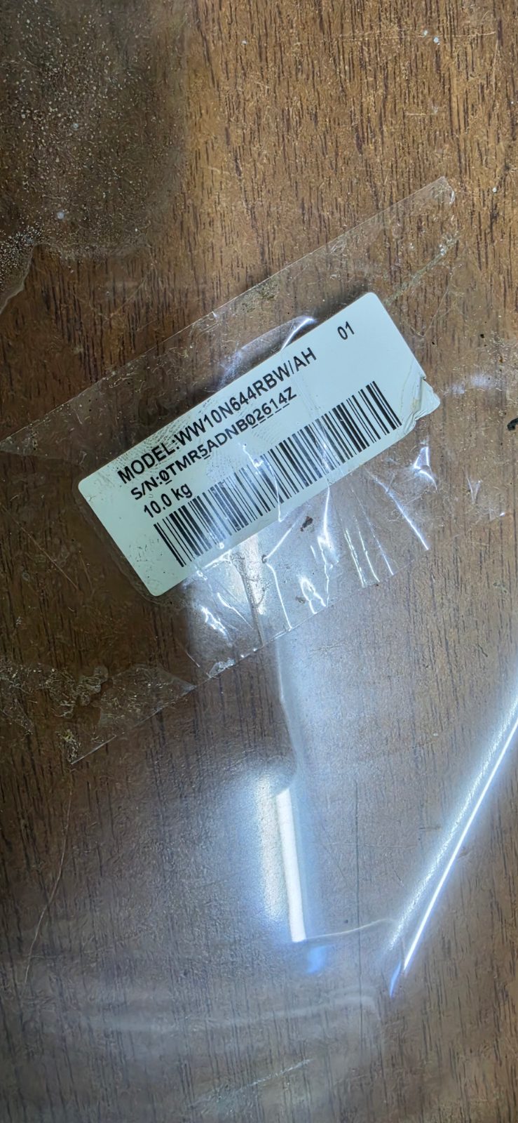Samsung WW10N644RBW/AH 10 kg Çamaşır Makinesi Orijinal Komple Kapak — görsel 13