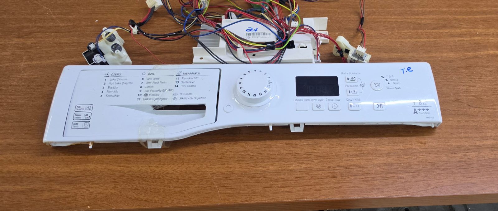 Hotpoint-Ariston FMG 823 Çamaşır Makinesi Ön Panel + Elektronik Kart + Tesisat — görsel 3