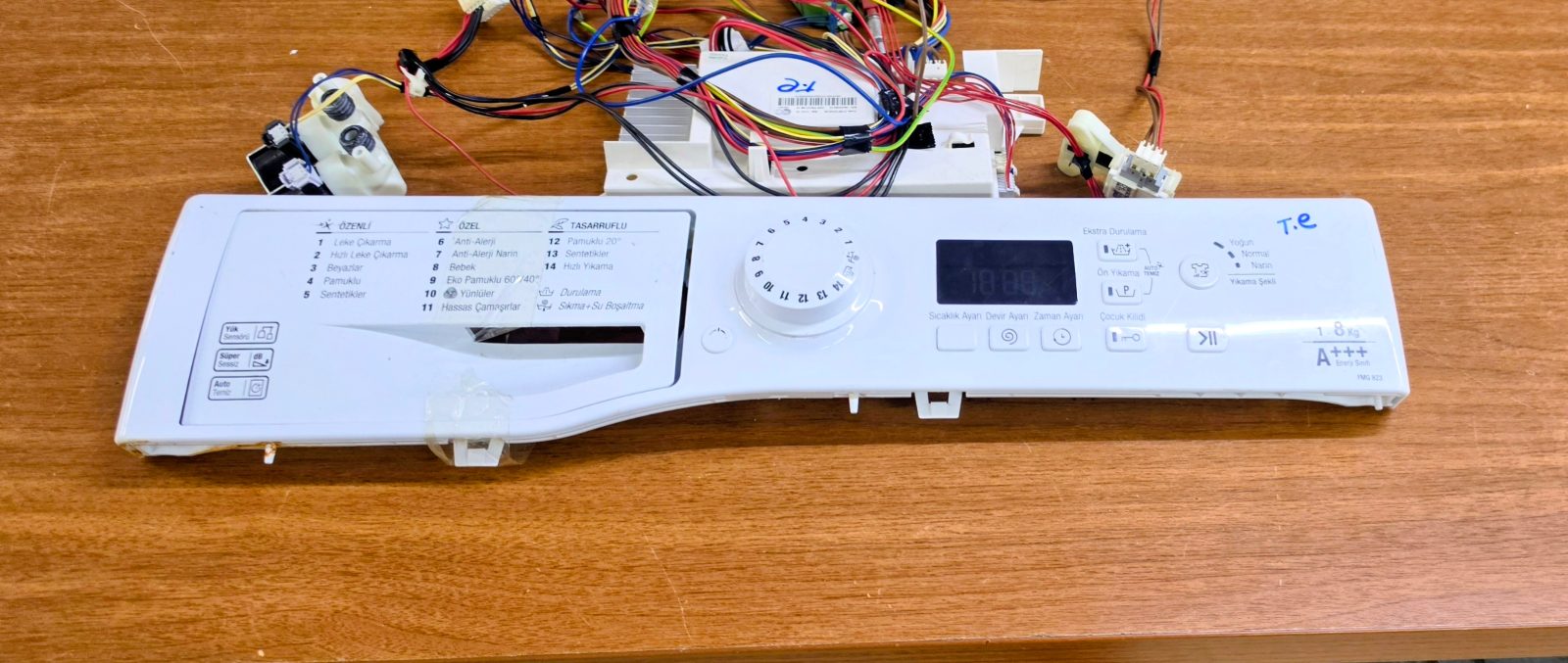Hotpoint-Ariston FMG 823 Çamaşır Makinesi Ön Panel + Elektronik Kart + Tesisat — görsel 4