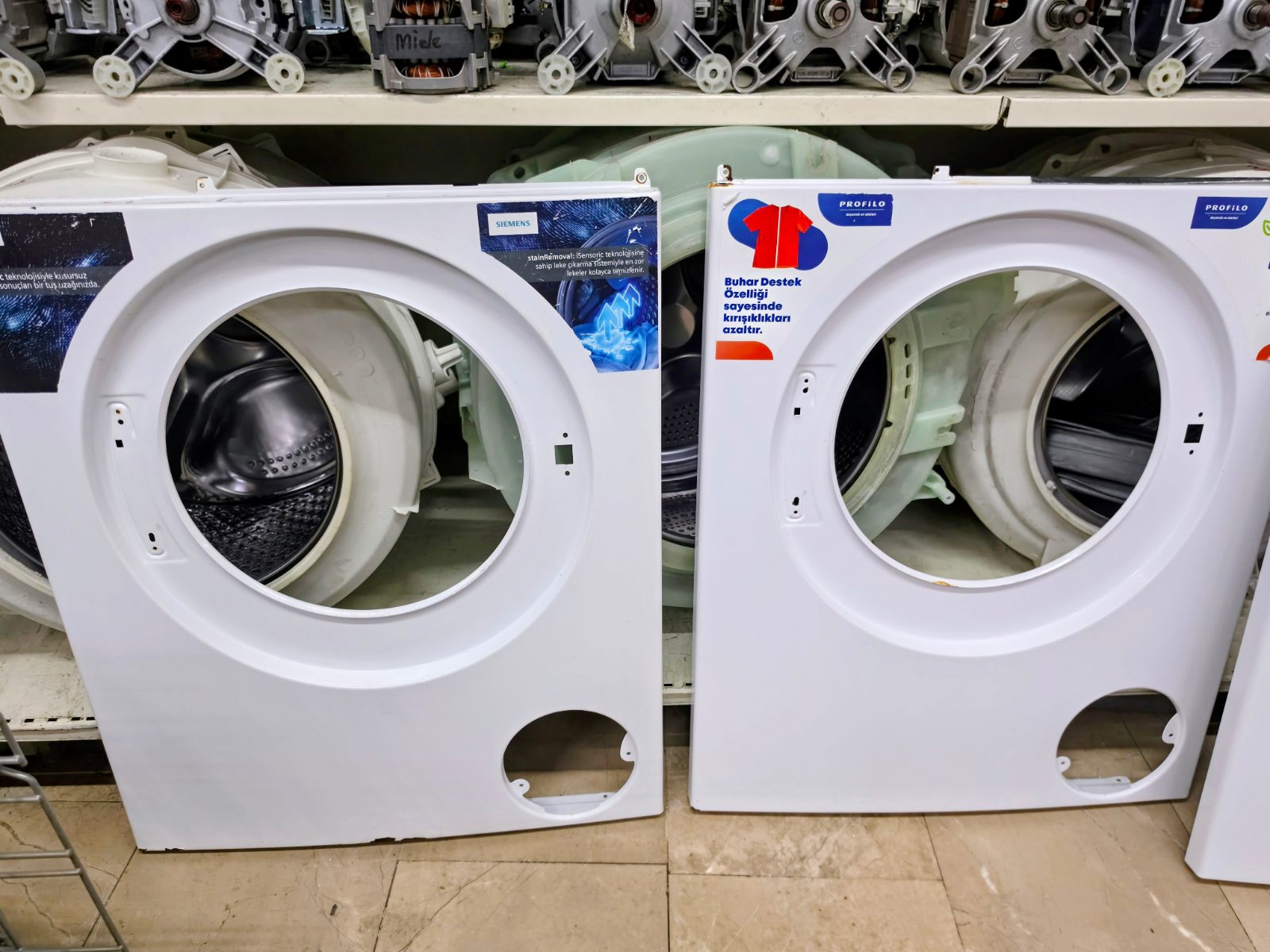 Bosch - Siemens - Profilo Çamaşır Makinesi Orijinal Çıkma Ön Sacı / Gövde (Seri 4 - Seri 6)
