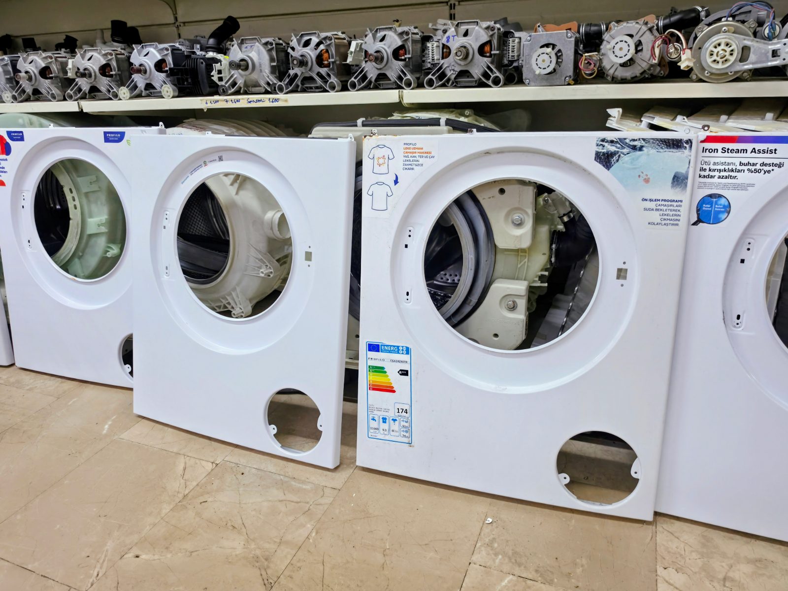 Bosch - Siemens - Profilo Çamaşır Makinesi Orijinal Çıkma Ön Sacı / Gövde (Seri 4 - Seri 6) — görsel 2