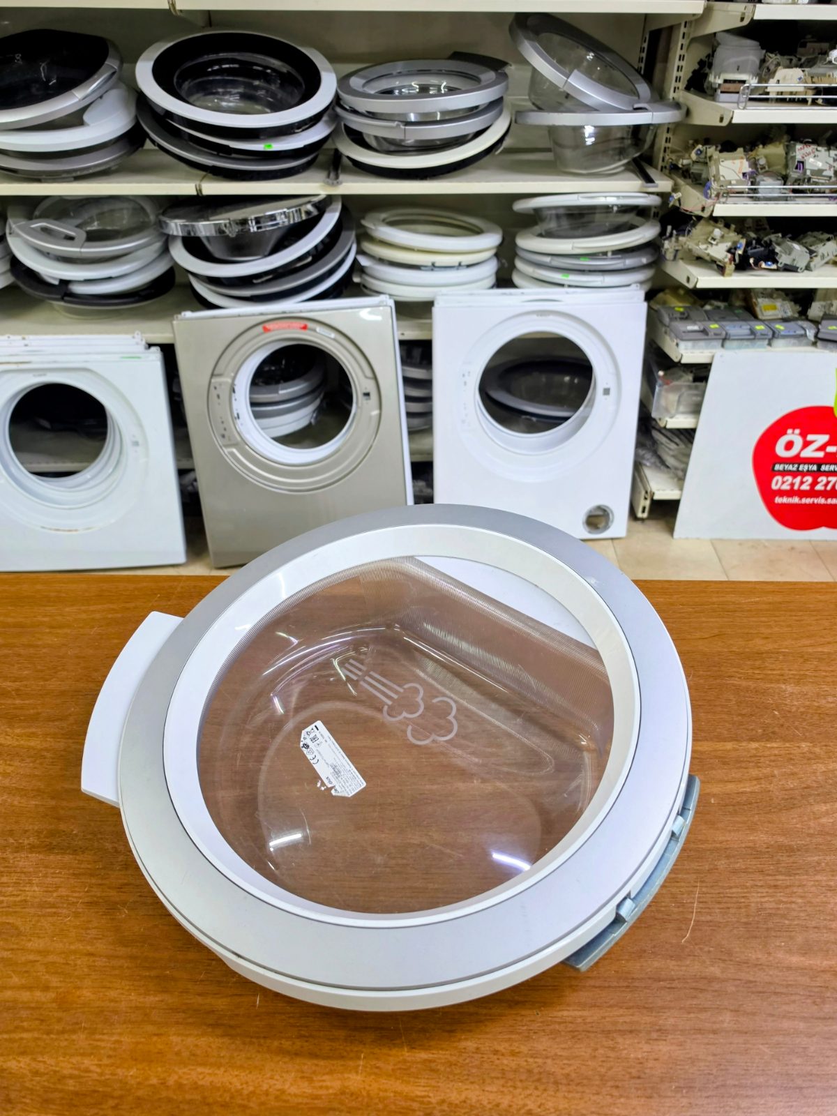 Electrolux EDH3897SDE Kurutma Makinesi Orijinal Ön Kapak / Cam Kapağı — görsel 3