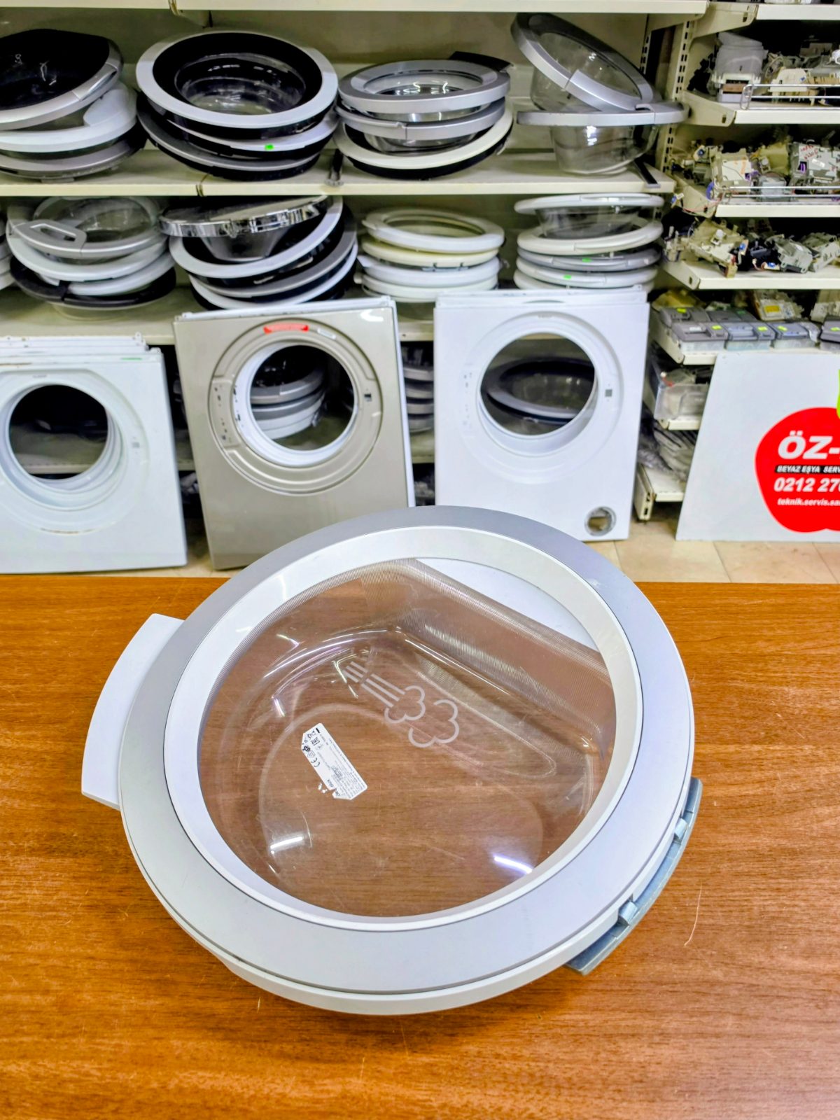 Electrolux EDH3897SDE Kurutma Makinesi Orijinal Ön Kapak / Cam Kapağı — görsel 6