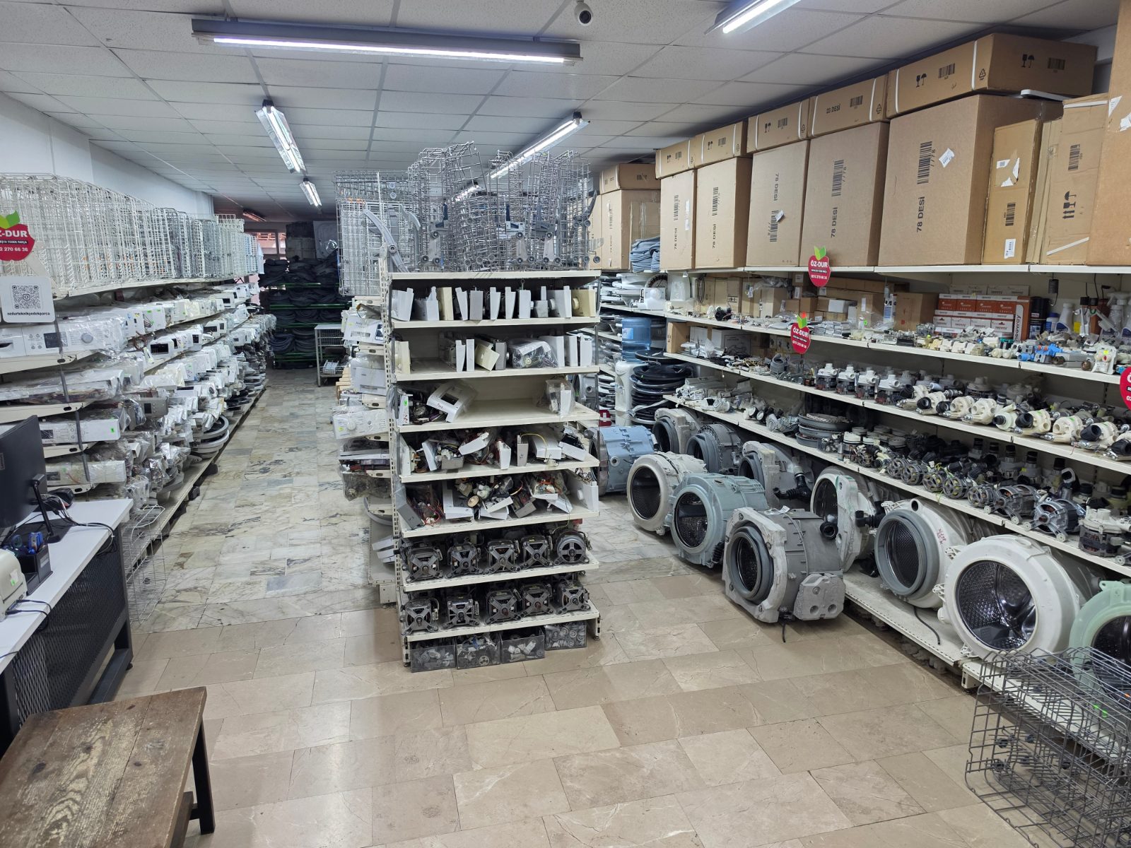 Arçelik 8104 HT Çamaşır Makinesi Ön Panel, Elektronik Kart ve Ventilleri (Orijinal) — görsel 6