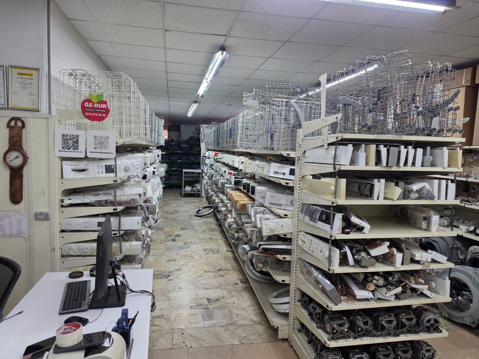 Arçelik 8104 HT Çamaşır Makinesi Ön Panel, Elektronik Kart ve Ventilleri (Orijinal) — görsel 7