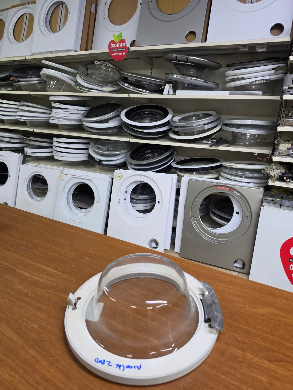 Özdur Yedek Parça | Arçelik 2600 Çamaşır Makinesi Ön Cam Kapak Komple — görsel 7
