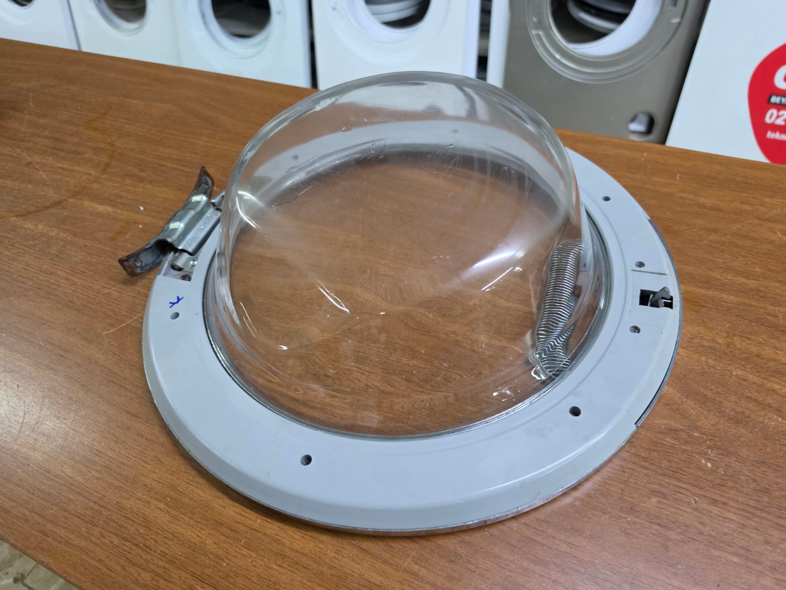 Hotpoint Ariston FMF 723 - 823 - 923 Uyumlu Orijinal Ön Kapak Camlı Krom — görsel 6
