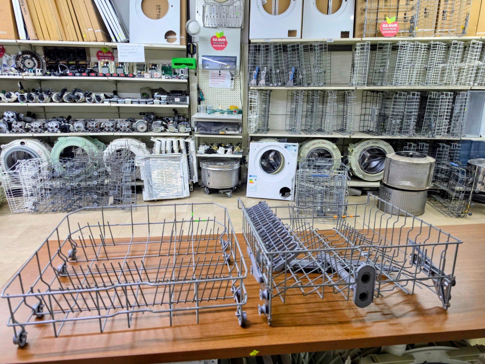 Bosch SGS45E12 Uyumlu Bulaşık Makinesi Alt ve Üst Sepet Takımı (Orijinal Gri) — görsel 2